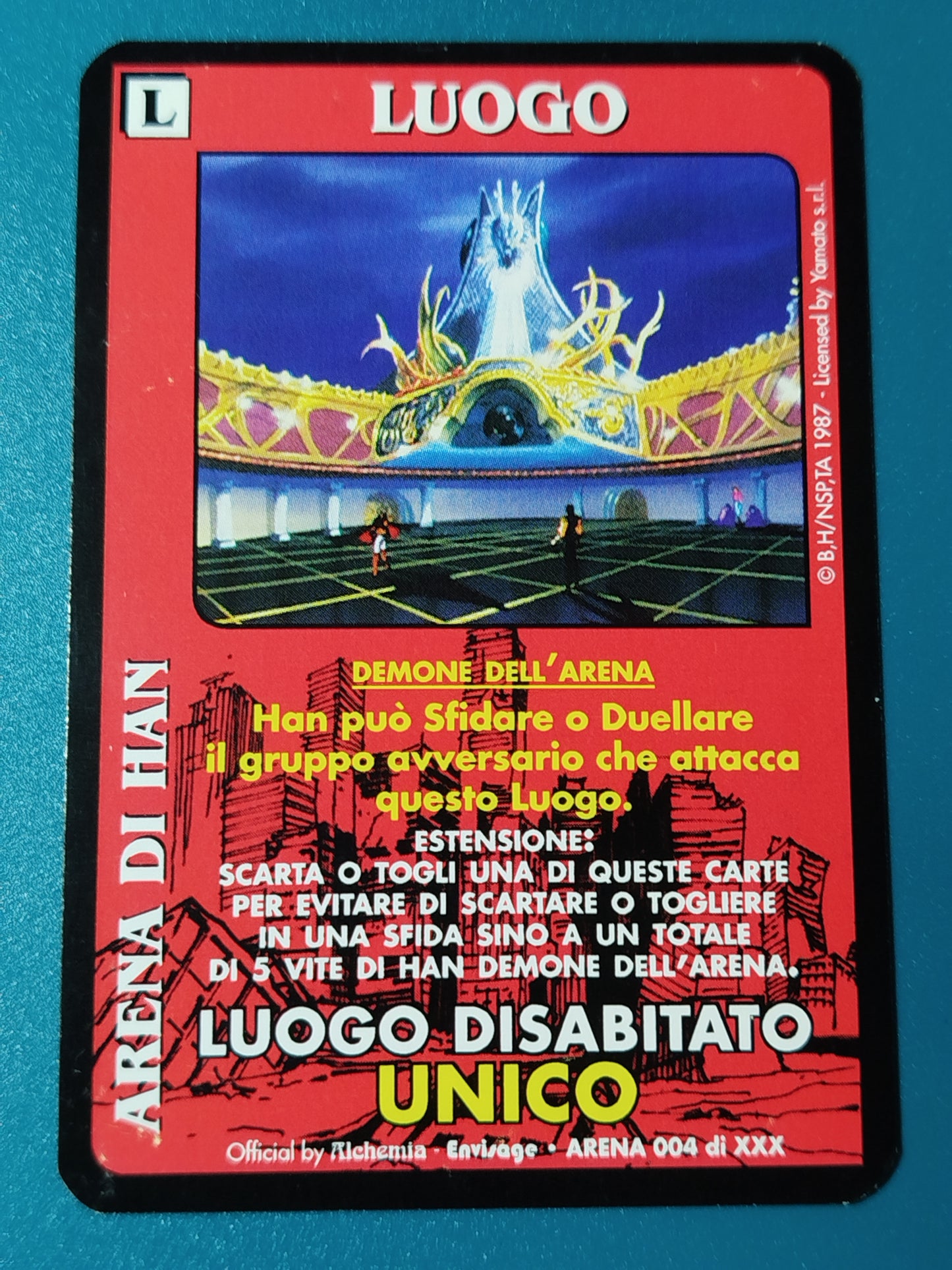 Gioco di Carte Ken il guerriero Serie Arena-Terrificante-Brutale Alchemia TCG