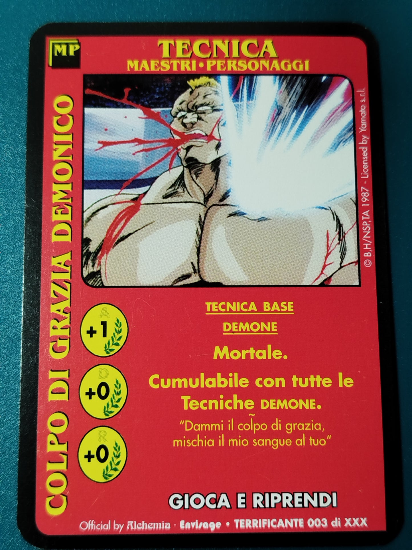 Gioco di Carte Ken il guerriero Serie Arena-Terrificante-Brutale Alchemia TCG