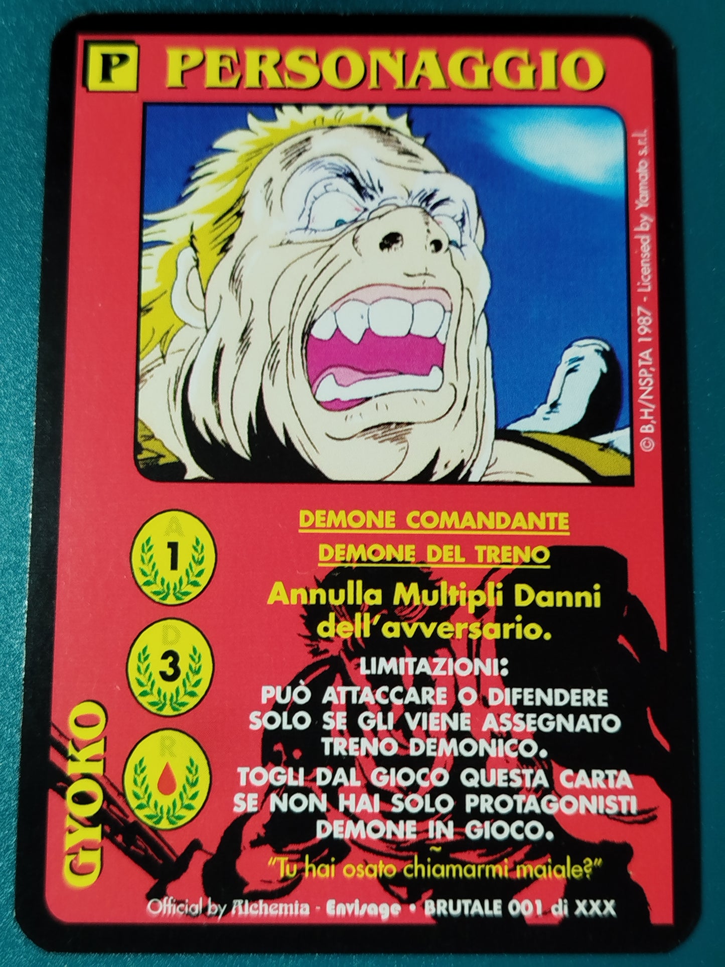 Gioco di Carte Ken il guerriero Serie Arena-Terrificante-Brutale Alchemia TCG