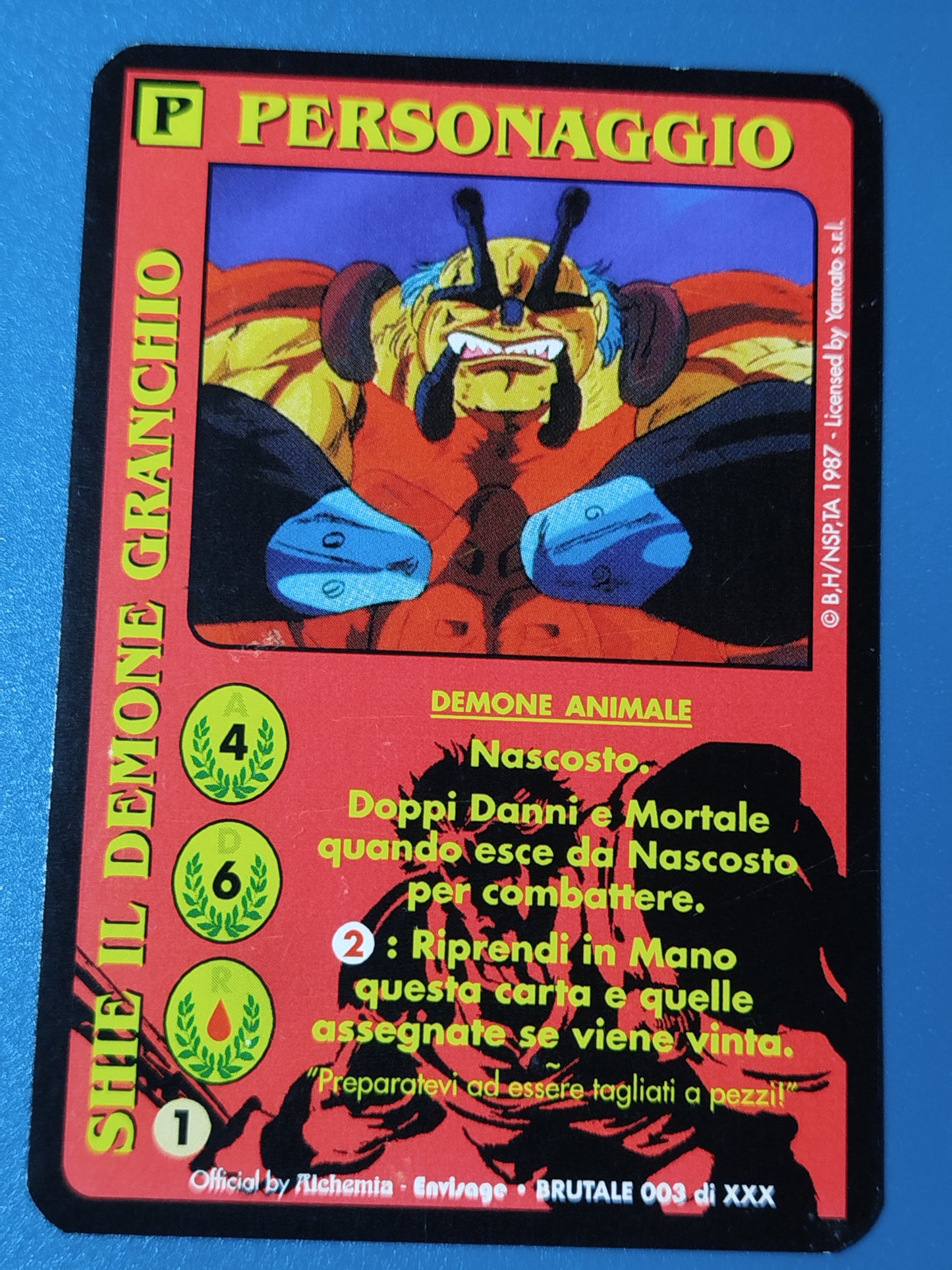 Gioco di Carte Ken il guerriero Serie Arena-Terrificante-Brutale Alchemia TCG