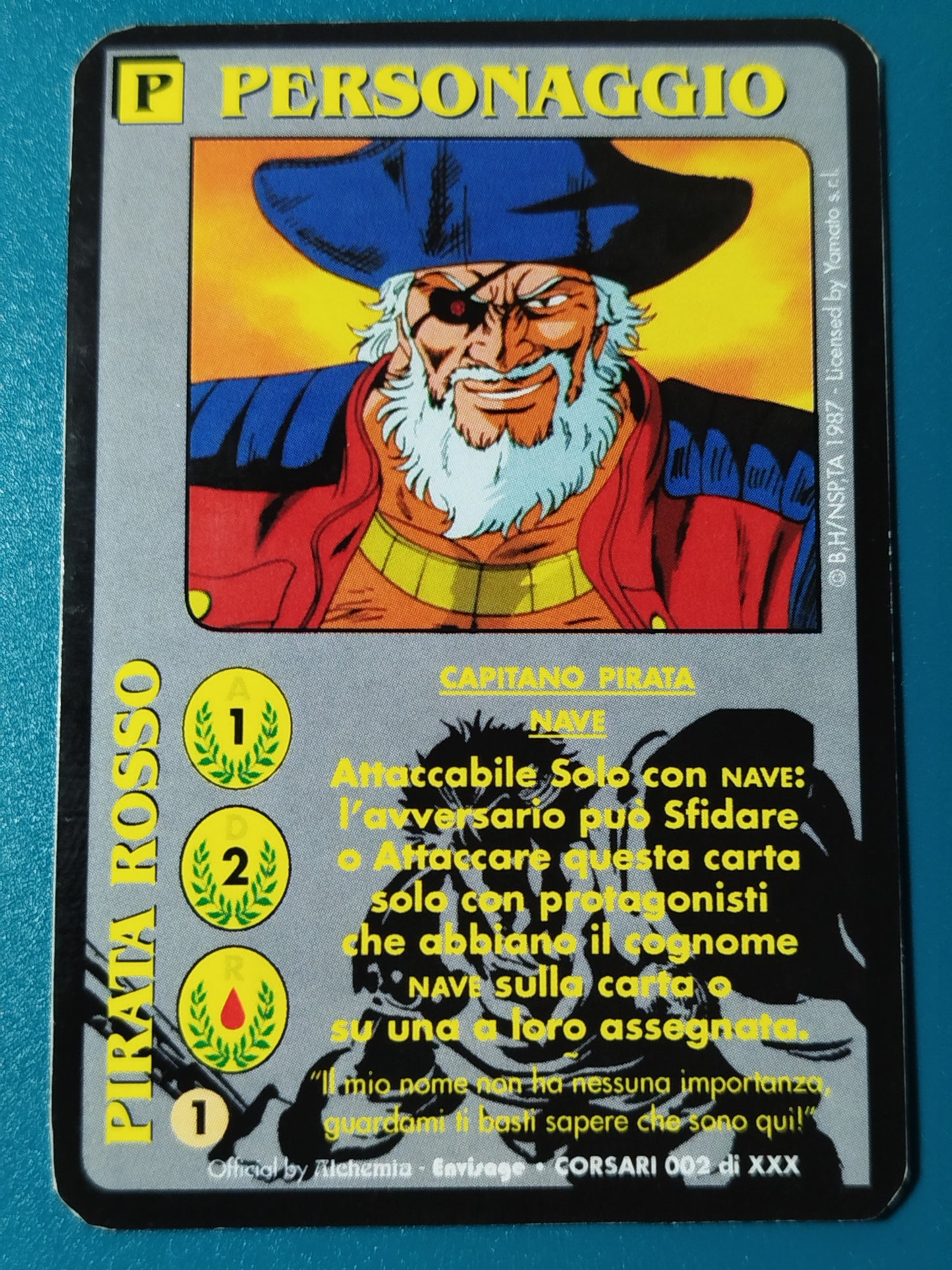 Carte Ken il guerriero Mazzo Pirati Serie Corsari Alchemia gioco TCG