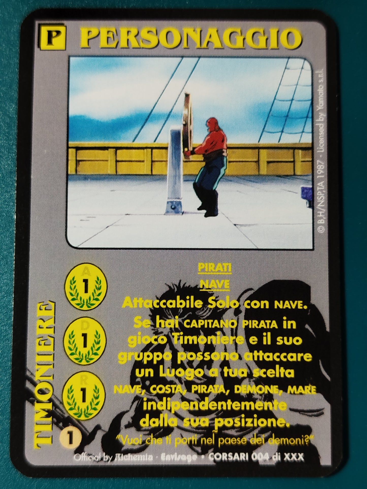 Carte Ken il guerriero Mazzo Pirati Serie Corsari Alchemia gioco TCG