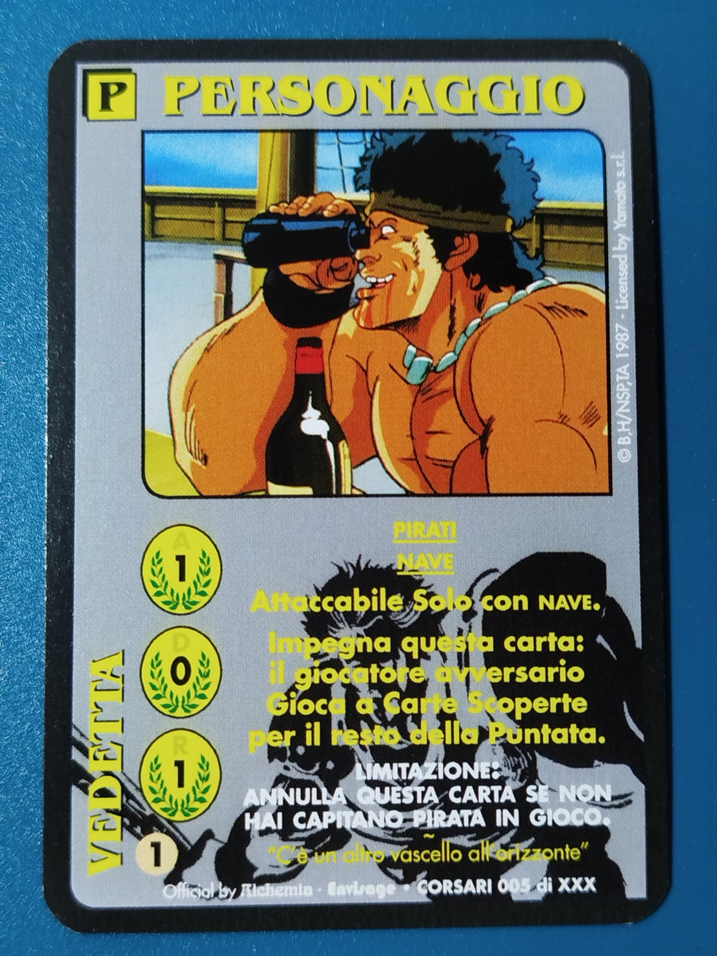 Carte Ken il guerriero Mazzo Pirati Serie Corsari Alchemia gioco TCG