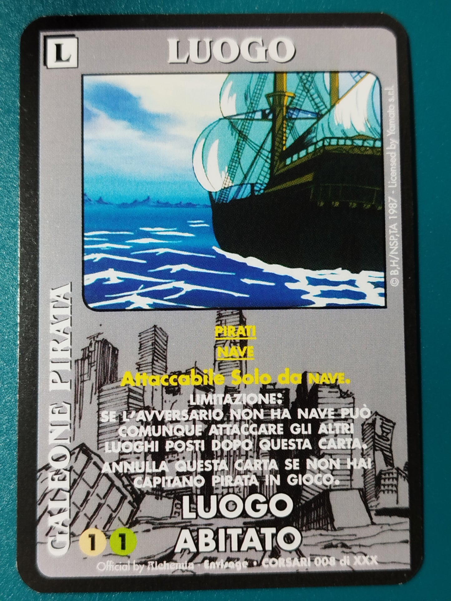 Carte Ken il guerriero Mazzo Pirati Serie Corsari Alchemia gioco TCG