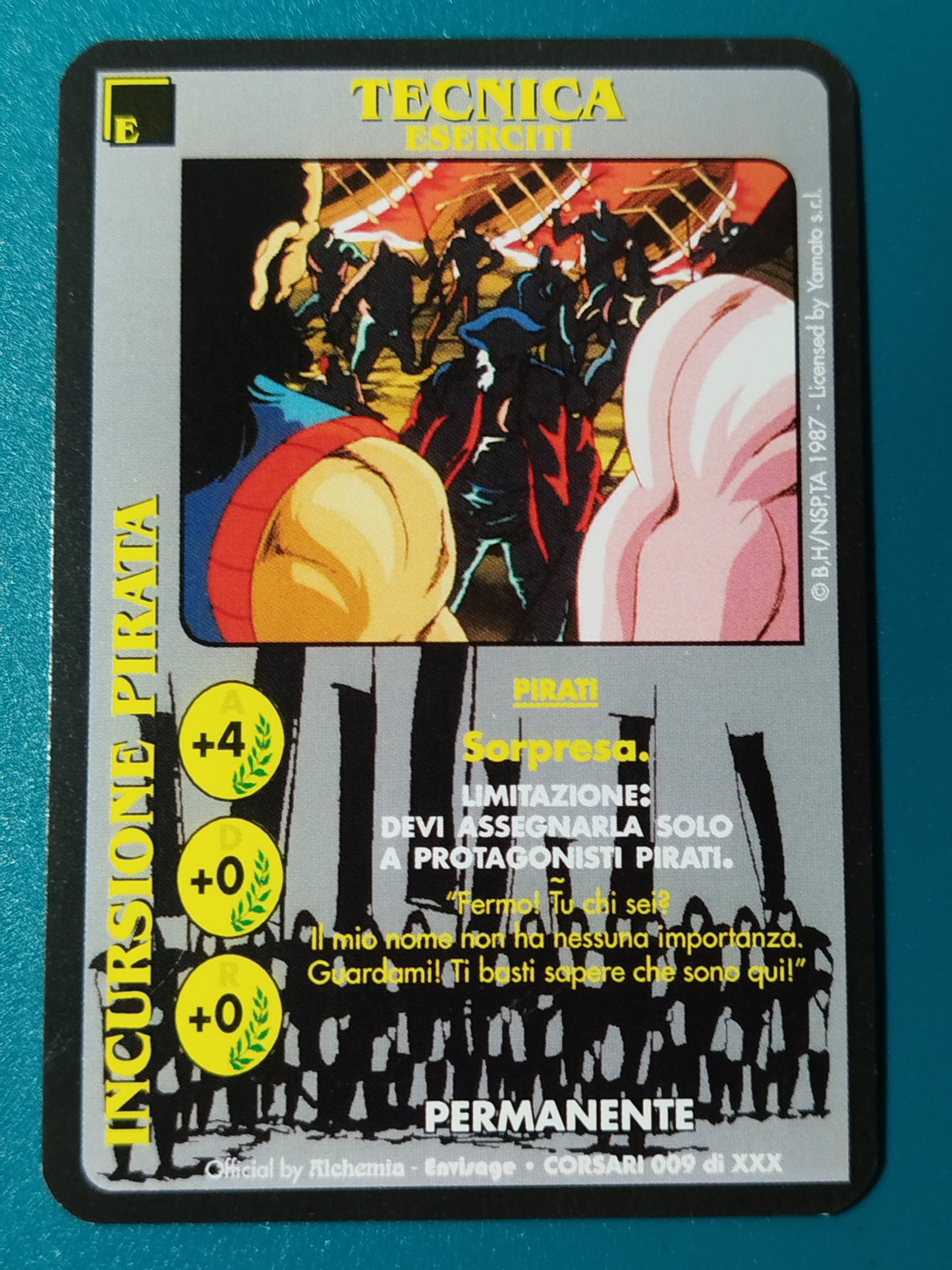 Carte Ken il guerriero Mazzo Pirati Serie Corsari Alchemia gioco TCG