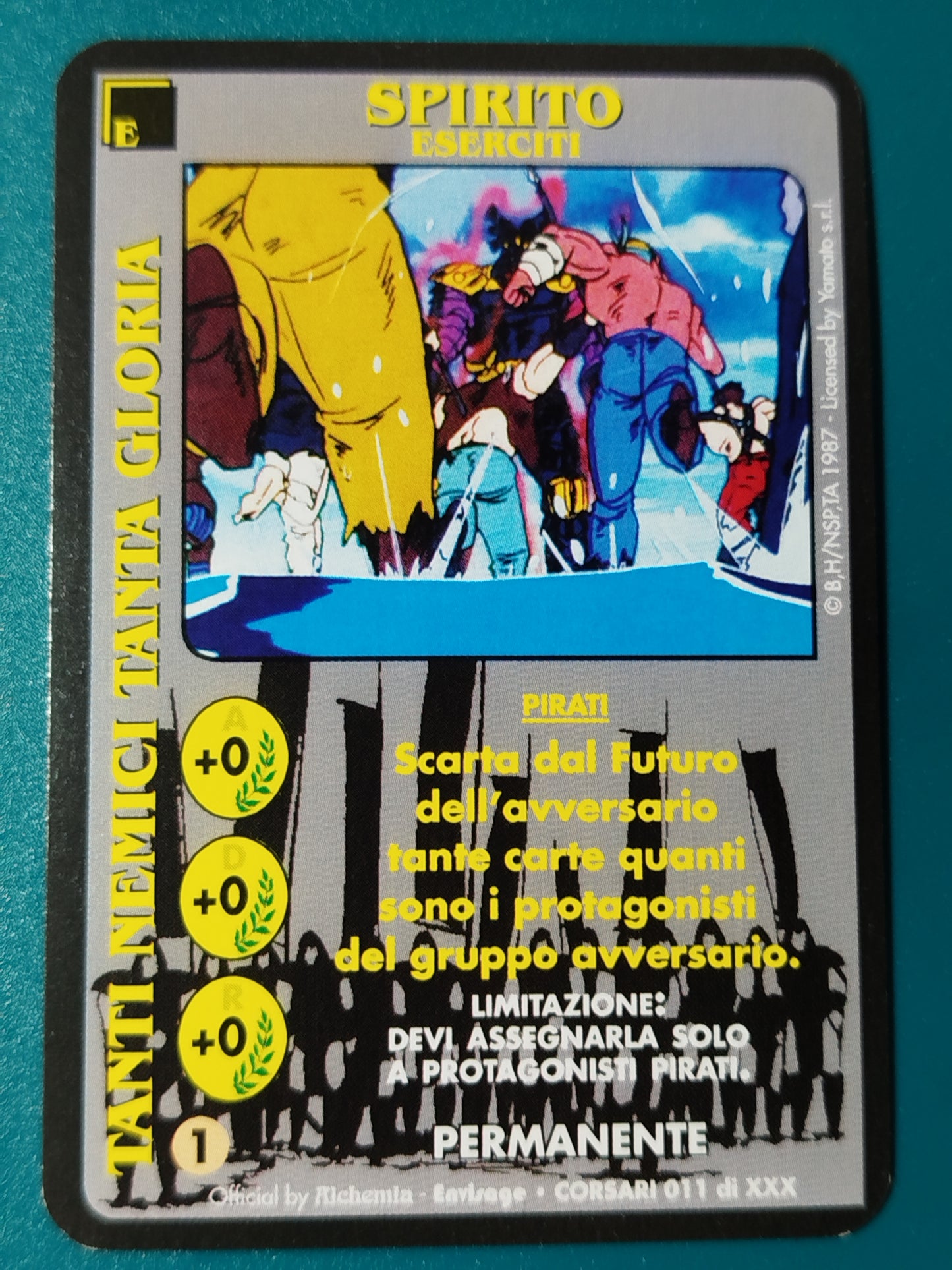 Carte Ken il guerriero Mazzo Pirati Serie Corsari Alchemia gioco TCG