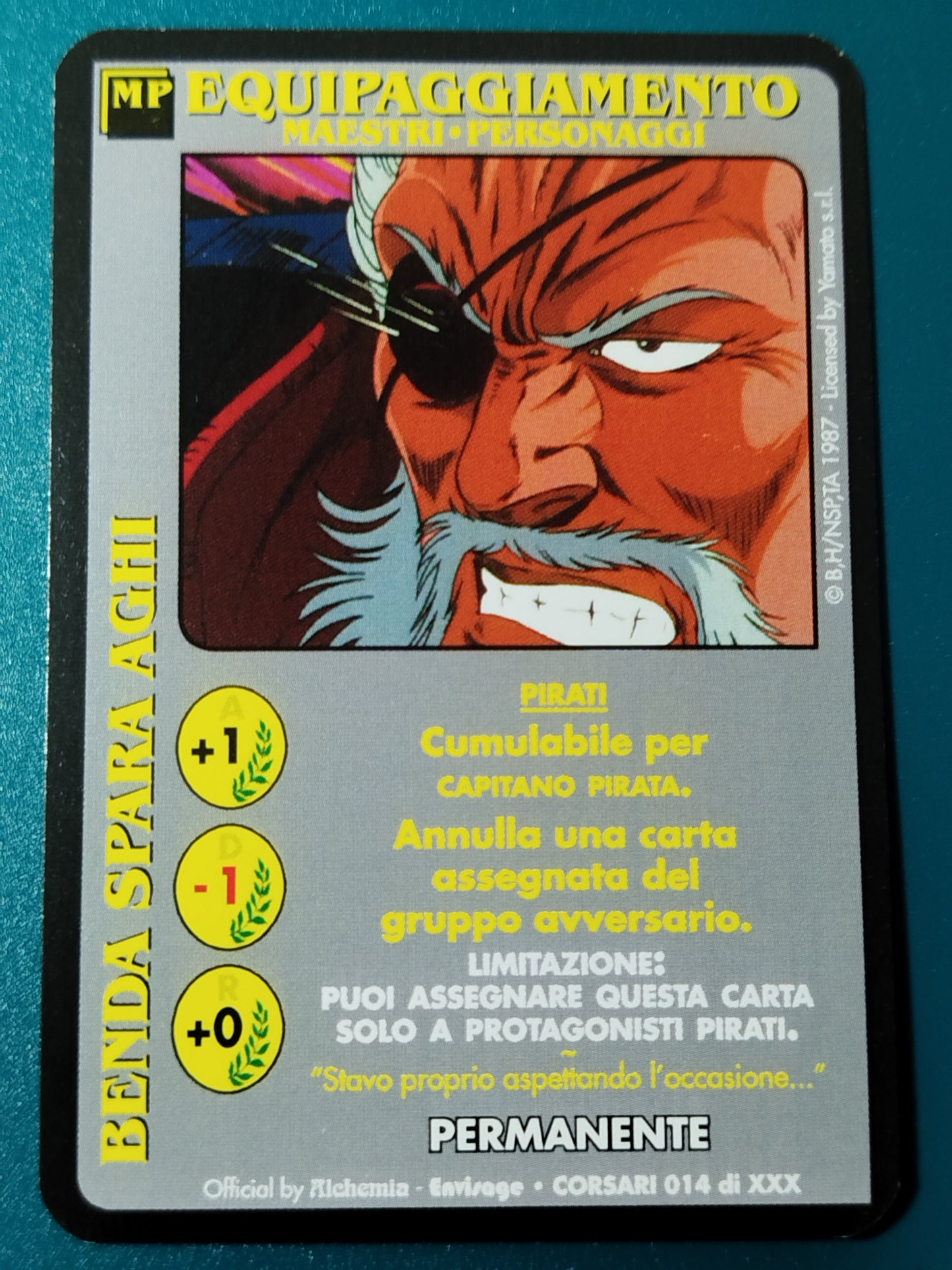 Carte Ken il guerriero Mazzo Pirati Serie Corsari Alchemia gioco TCG