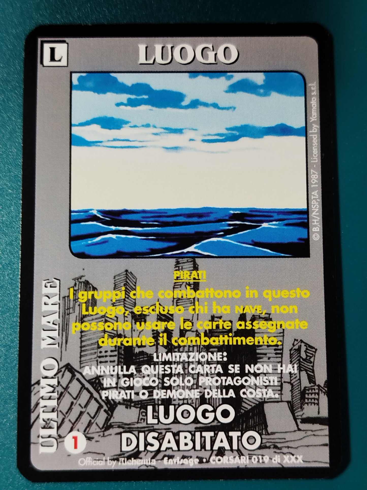 Carte Ken il guerriero Mazzo Pirati Serie Corsari Alchemia gioco TCG