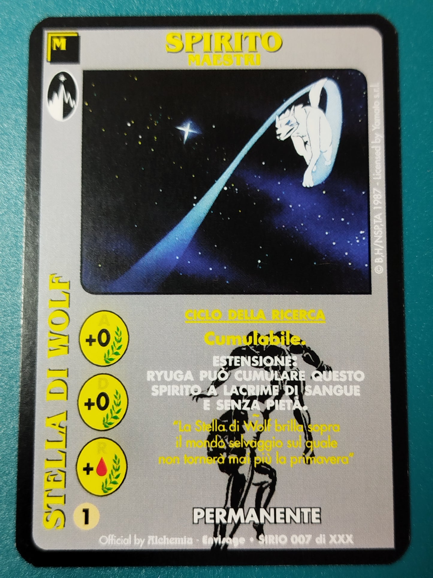 Carte Ken il guerriero Mazzo Ryuga Serie Sirio Alchemia gioco TCG