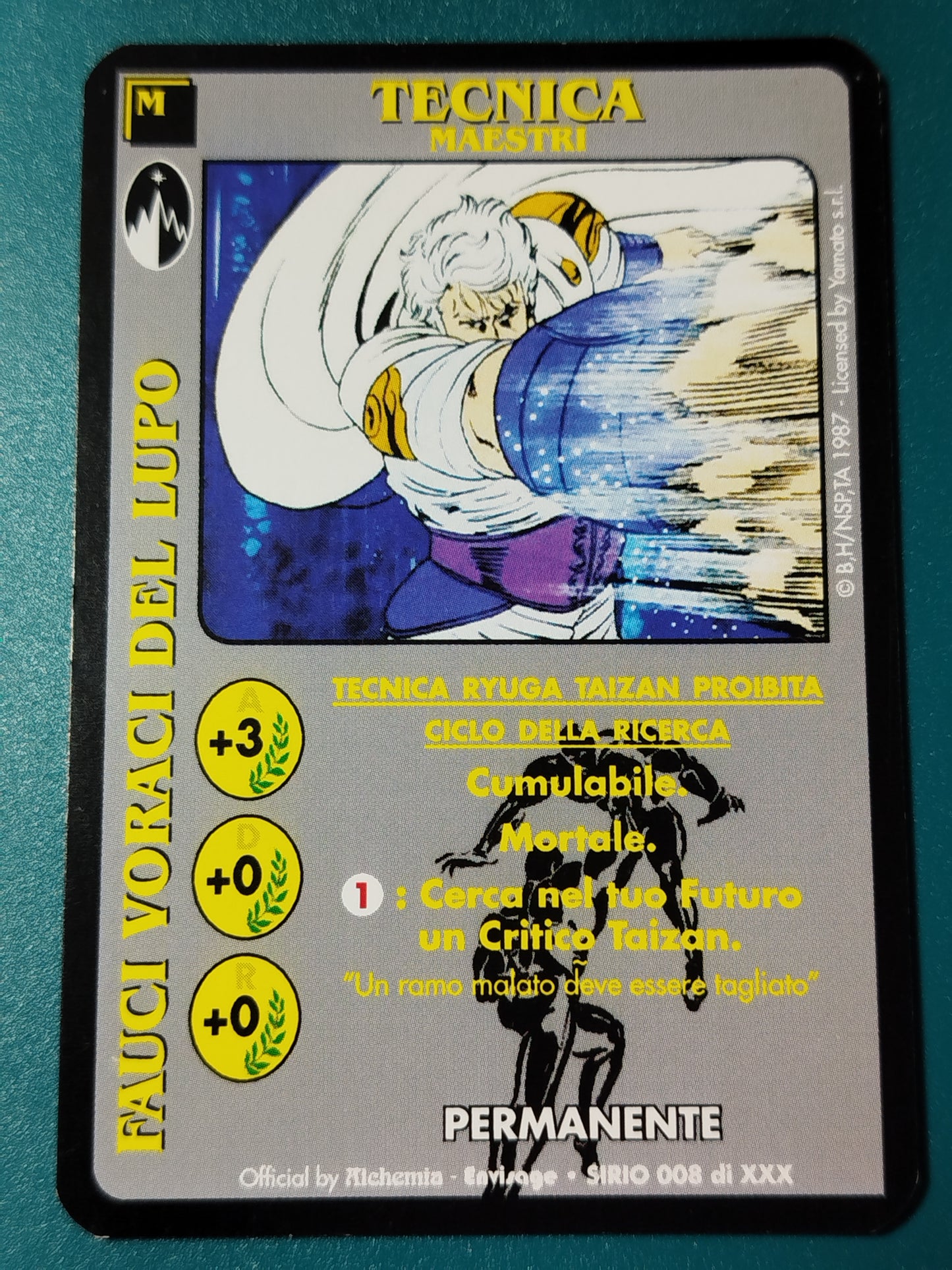 Carte Ken il guerriero Mazzo Ryuga Serie Sirio Alchemia gioco TCG
