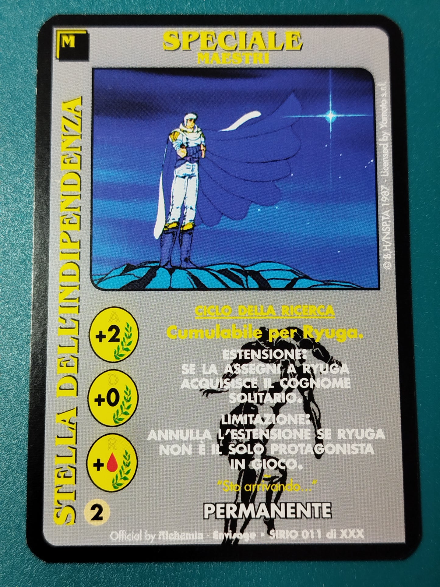 Carte Ken il guerriero Mazzo Ryuga Serie Sirio Alchemia gioco TCG