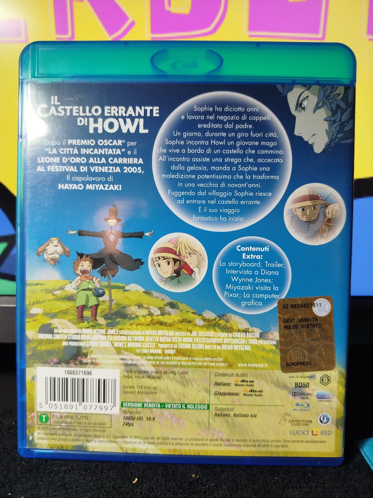 Il Castello Errante Di Howl Blu Ray Italiano Studio Ghibli