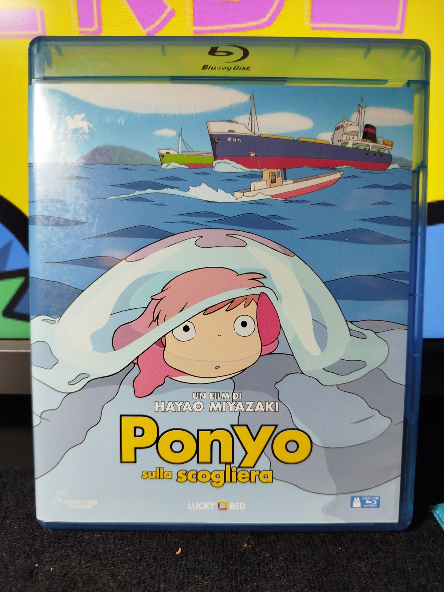 Ponyo sulla scogliera Blu Ray Italiano Studio Ghibli Regia di Hayao Miyazaki