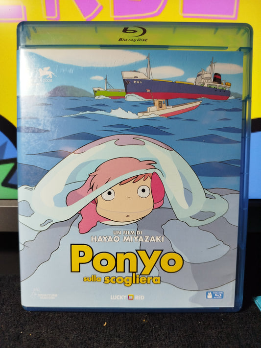 Ponyo sulla scogliera Blu Ray Italiano Studio Ghibli Regia di Hayao Miyazaki