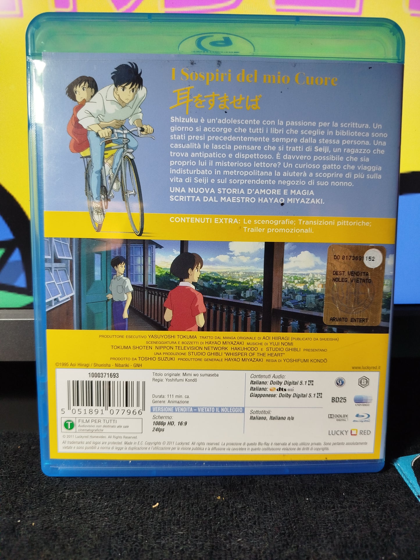 I Sospiri Del Mio Cuore Blu Ray Italiano Studio Ghibli