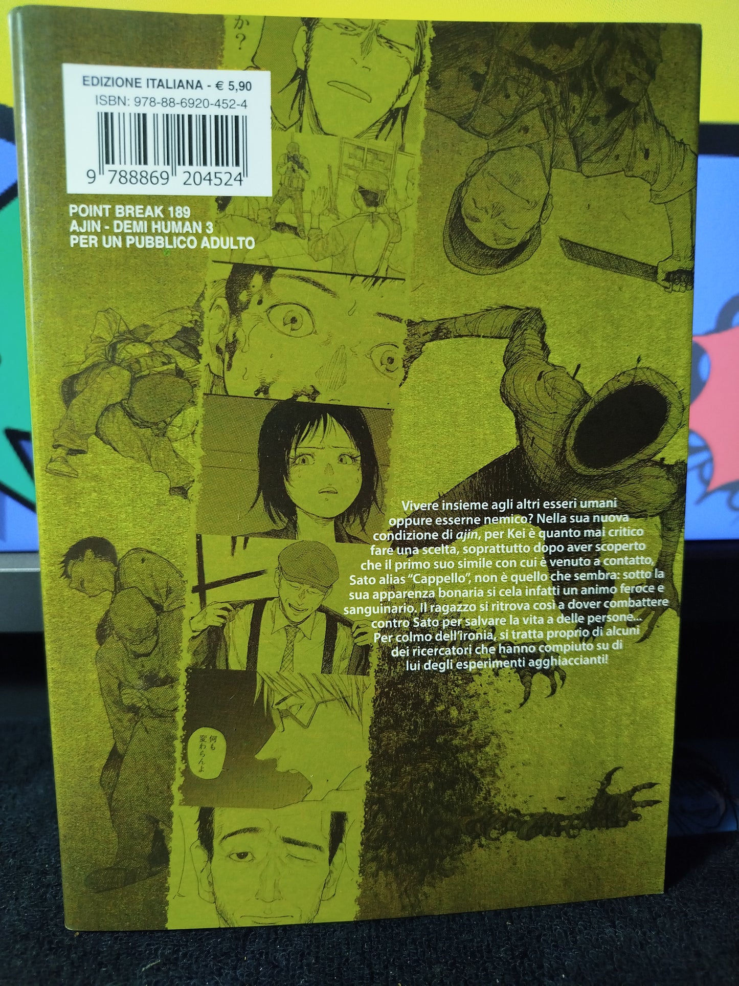 Manga AJIN Demi-Human N 1 Variant + serie 2-3-4 Italiano Star Comics