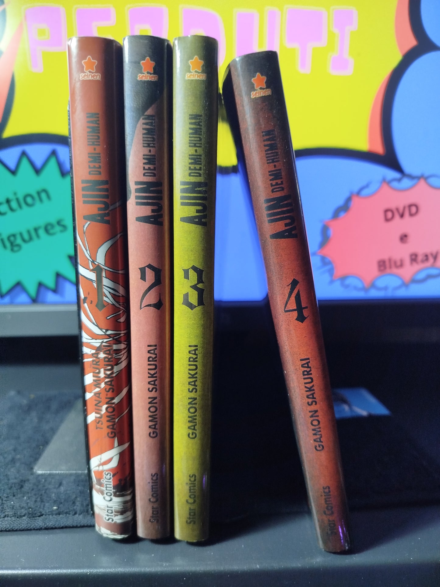 Manga AJIN Demi-Human N 1 Variant + serie 2-3-4 Italiano Star Comics