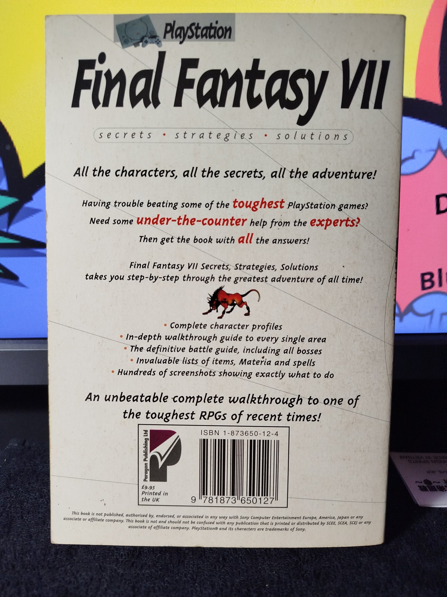 Guida Strategica Final Fantasy VII Paragon edizioni lingua Inglese Unofficial