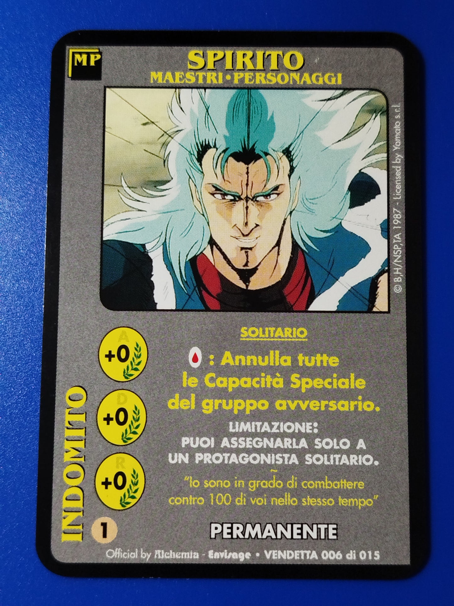 Carte Ken il guerriero Mazzo Rey Serie Vendetta 001/015 Alchemia gioco TCG