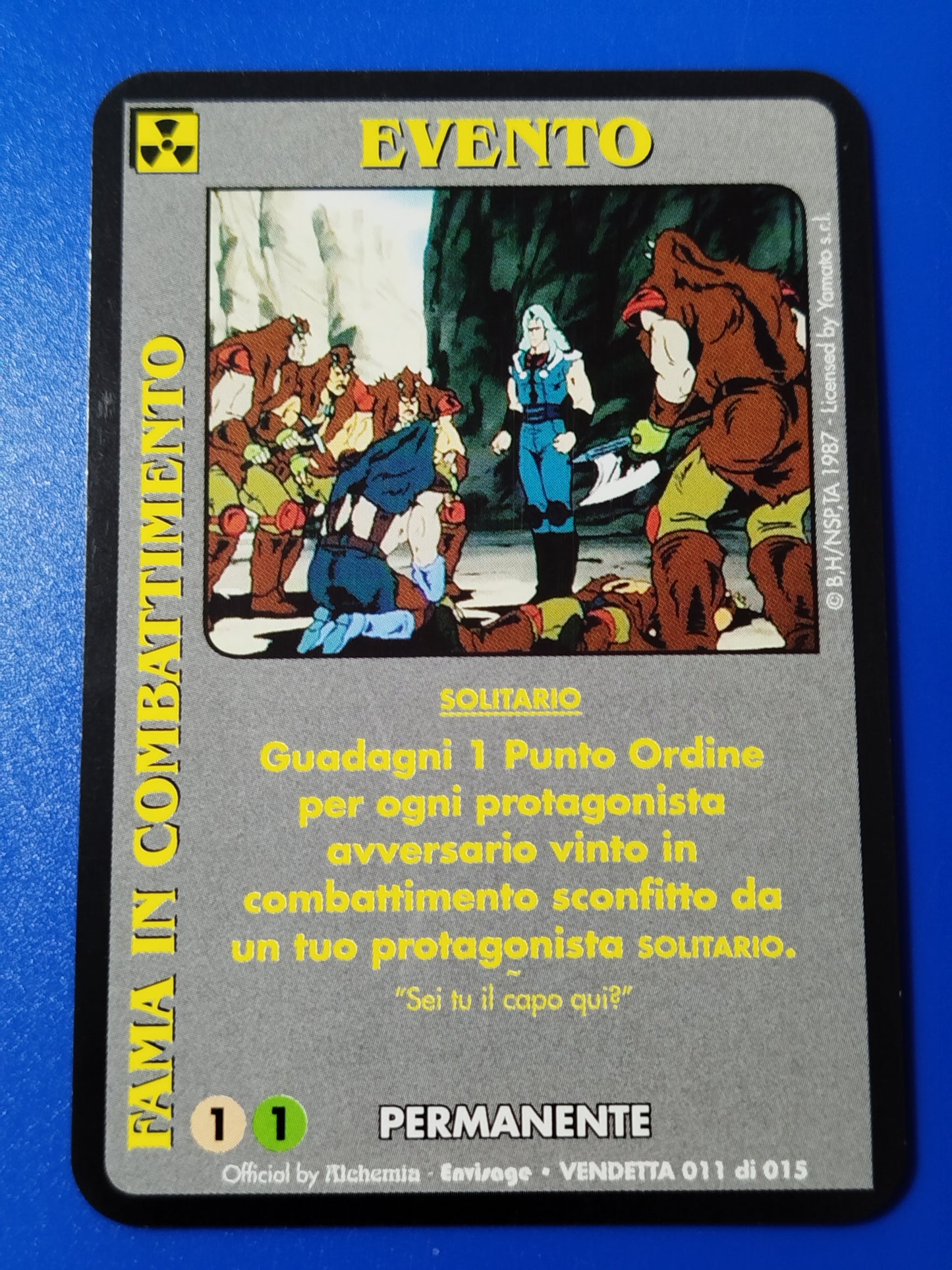 Carte Ken il guerriero Mazzo Rey Serie Vendetta 001/015 Alchemia gioco TCG