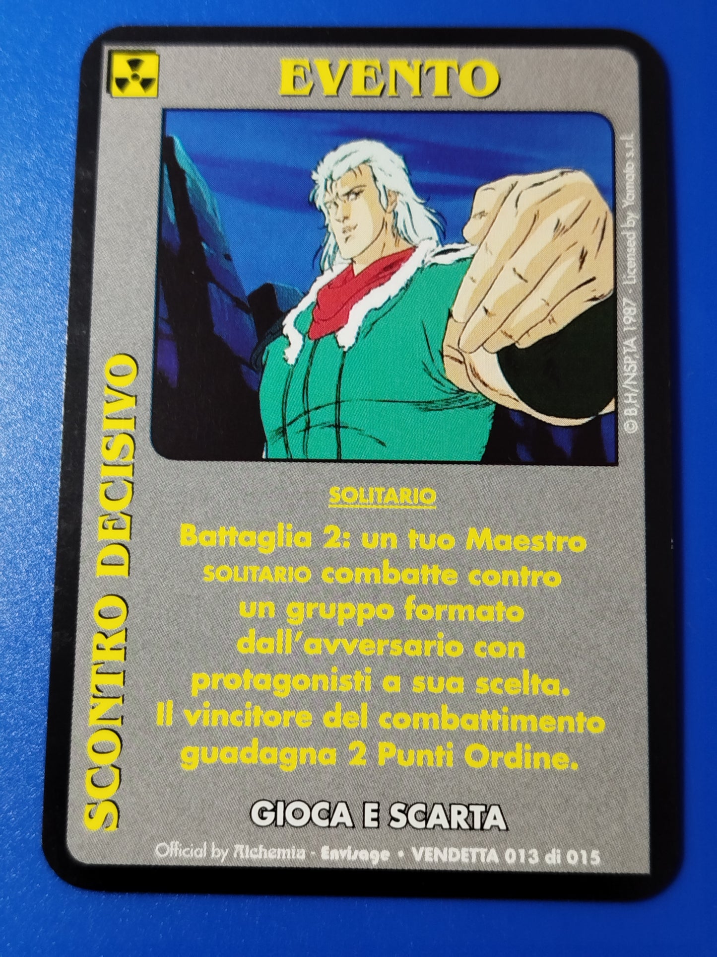 Carte Ken il guerriero Mazzo Rey Serie Vendetta 001/015 Alchemia gioco TCG