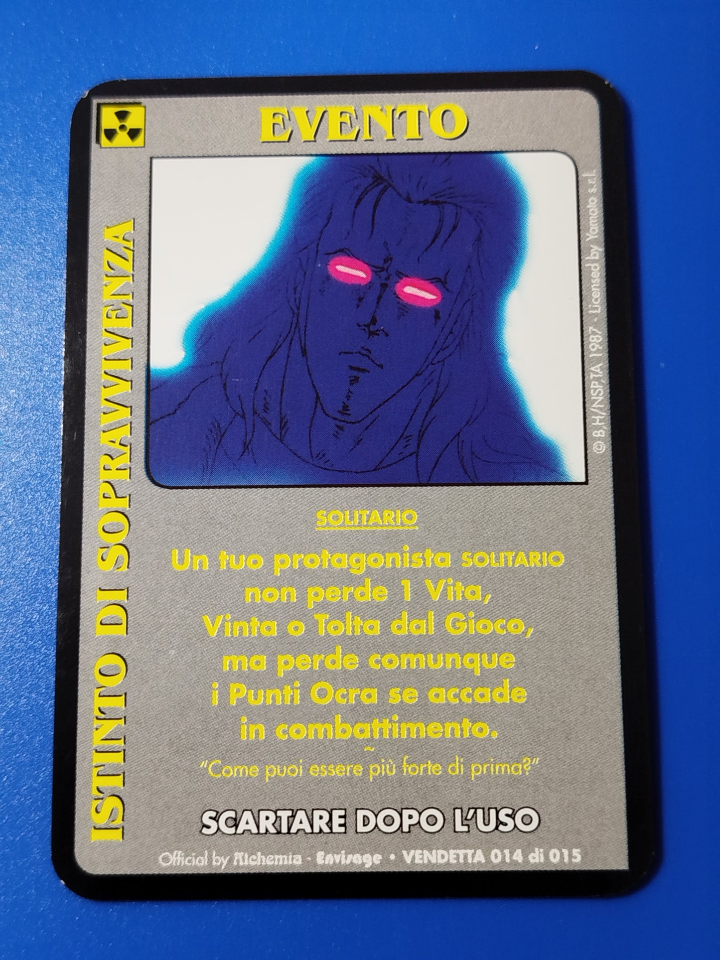 Carte Ken il guerriero Mazzo Rey Serie Vendetta 001/015 Alchemia gioco TCG