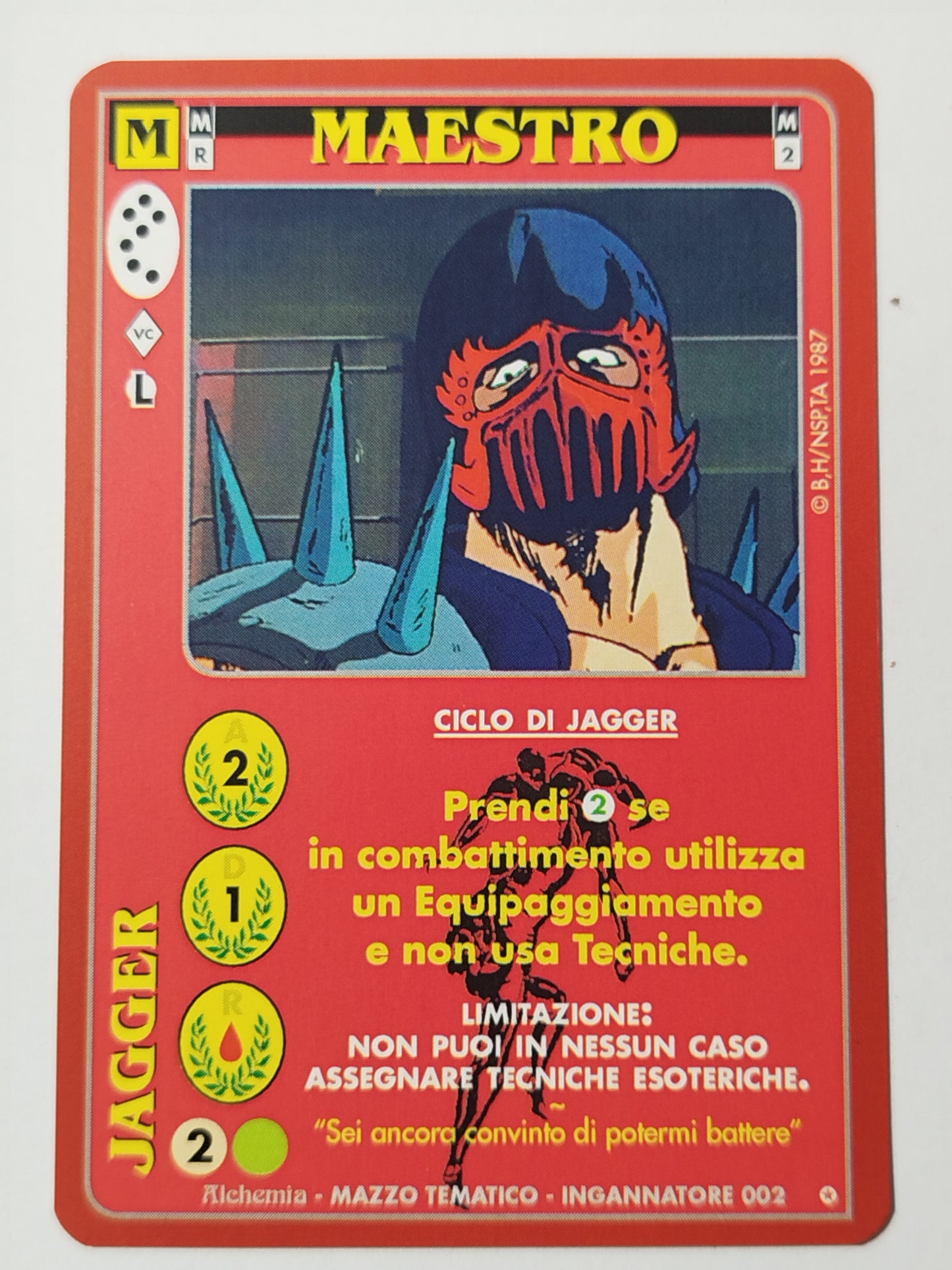 Carte Ken il guerriero Mazzo Jagger Serie Ingannatore  Alchemia gioco TCG