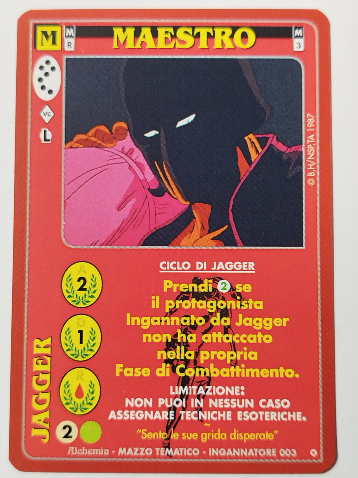 Carte Ken il guerriero Mazzo Jagger Serie Ingannatore  Alchemia gioco TCG