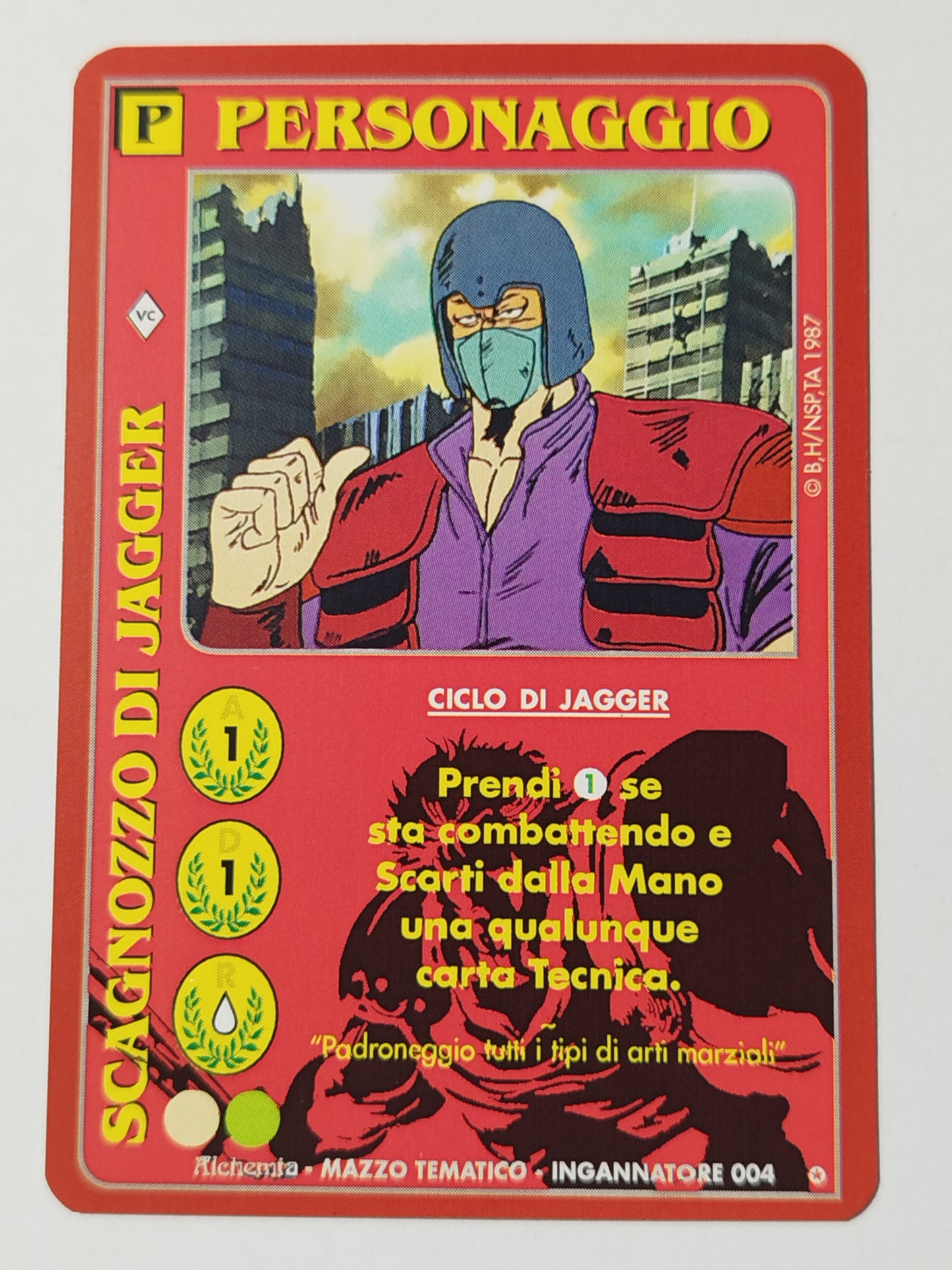 Carte Ken il guerriero Mazzo Jagger Serie Ingannatore  Alchemia gioco TCG