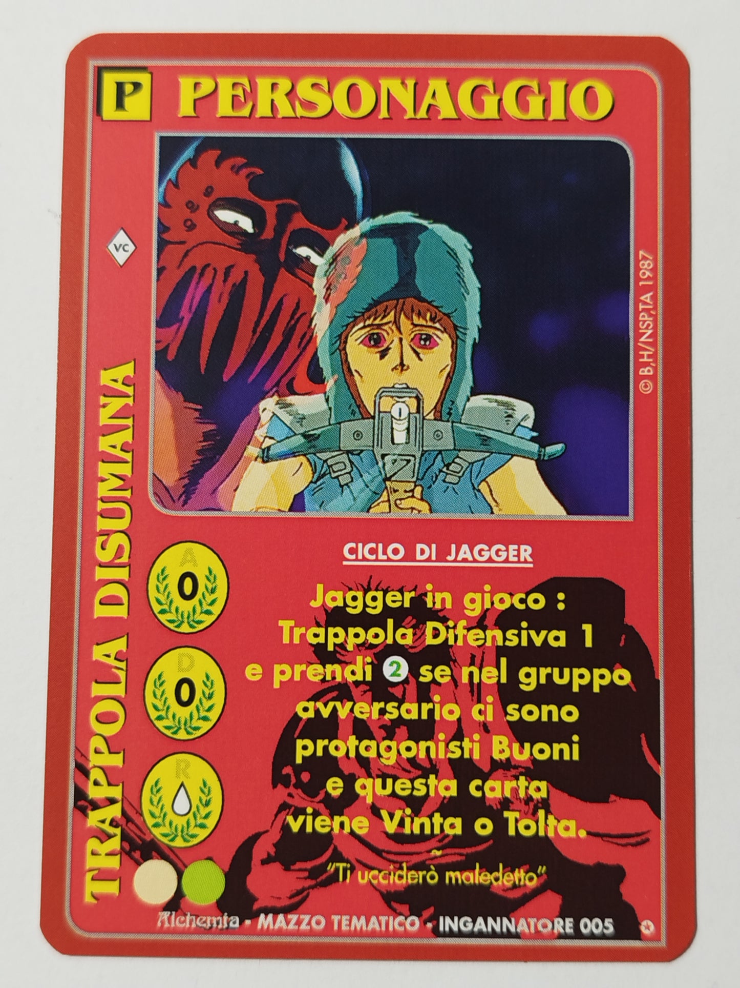 Carte Ken il guerriero Mazzo Jagger Serie Ingannatore  Alchemia gioco TCG