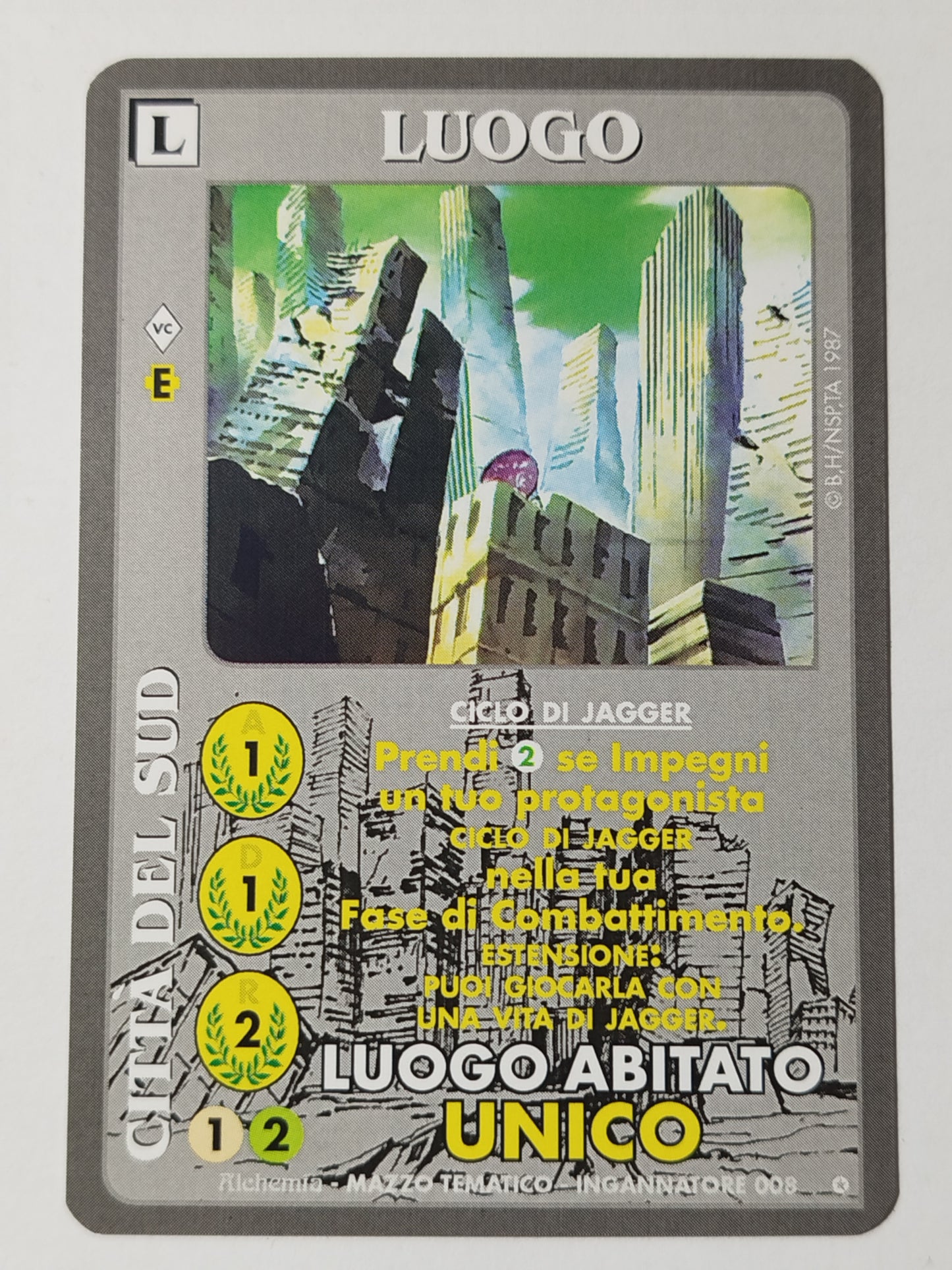 Carte Ken il guerriero Mazzo Jagger Serie Ingannatore  Alchemia gioco TCG