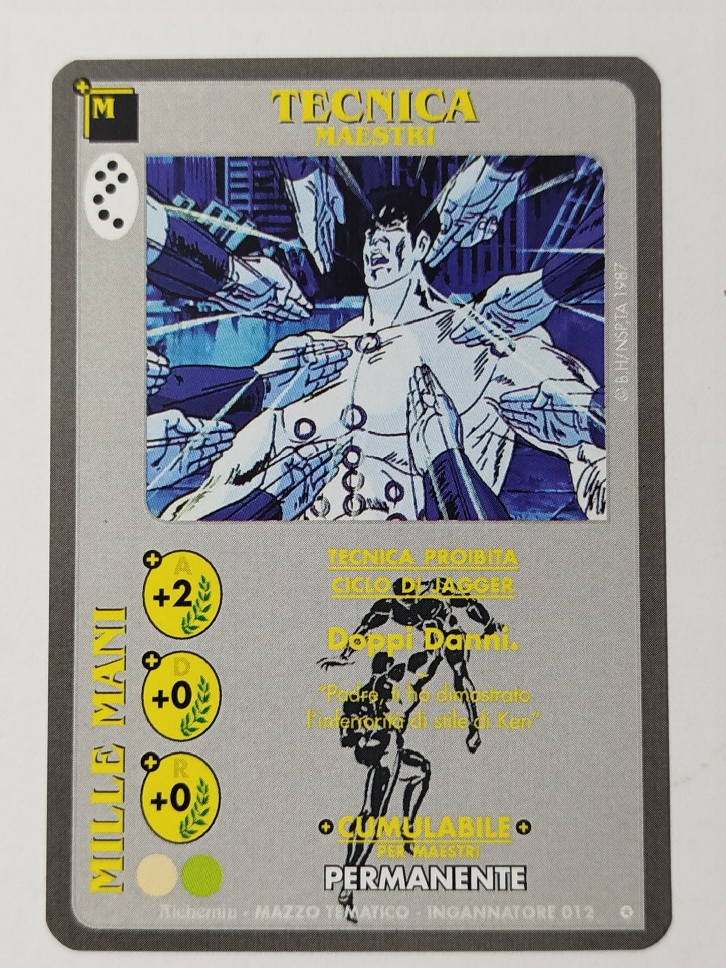 Carte Ken il guerriero Mazzo Jagger Serie Ingannatore  Alchemia gioco TCG