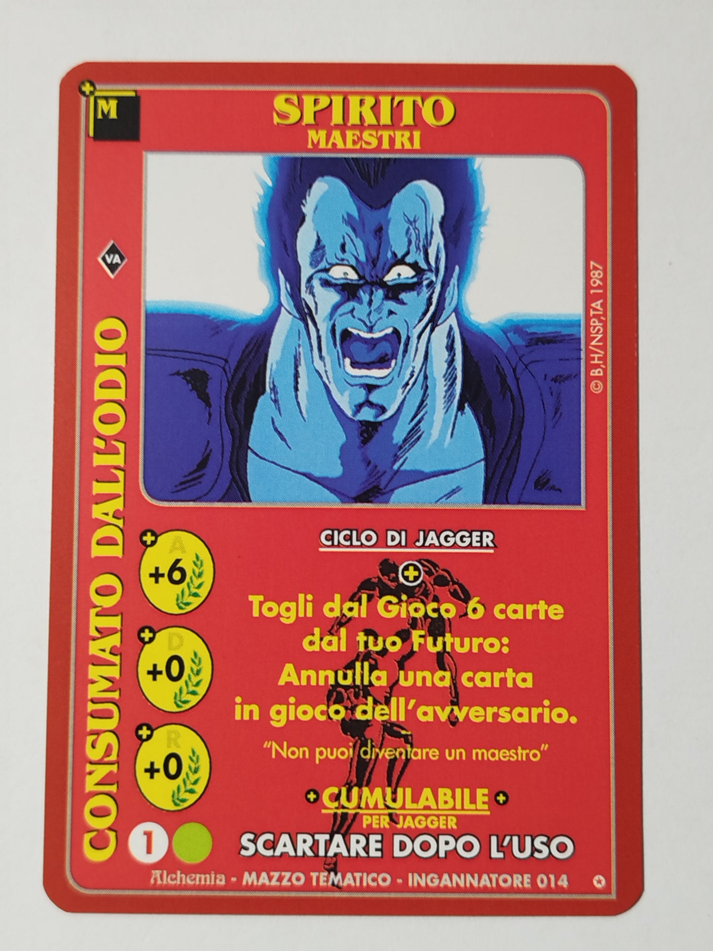 Carte Ken il guerriero Mazzo Jagger Serie Ingannatore  Alchemia gioco TCG