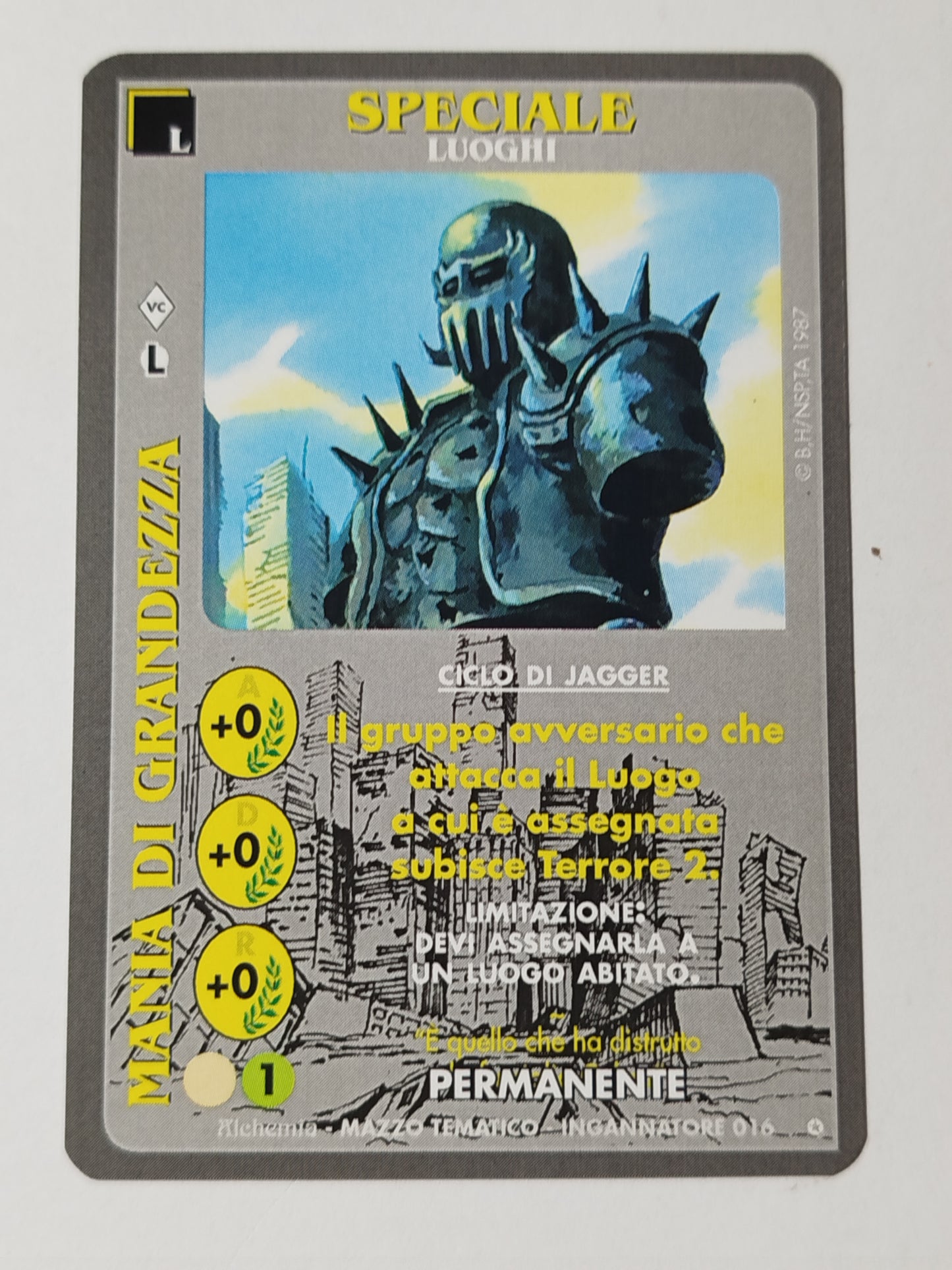 Carte Ken il guerriero Mazzo Jagger Serie Ingannatore  Alchemia gioco TCG