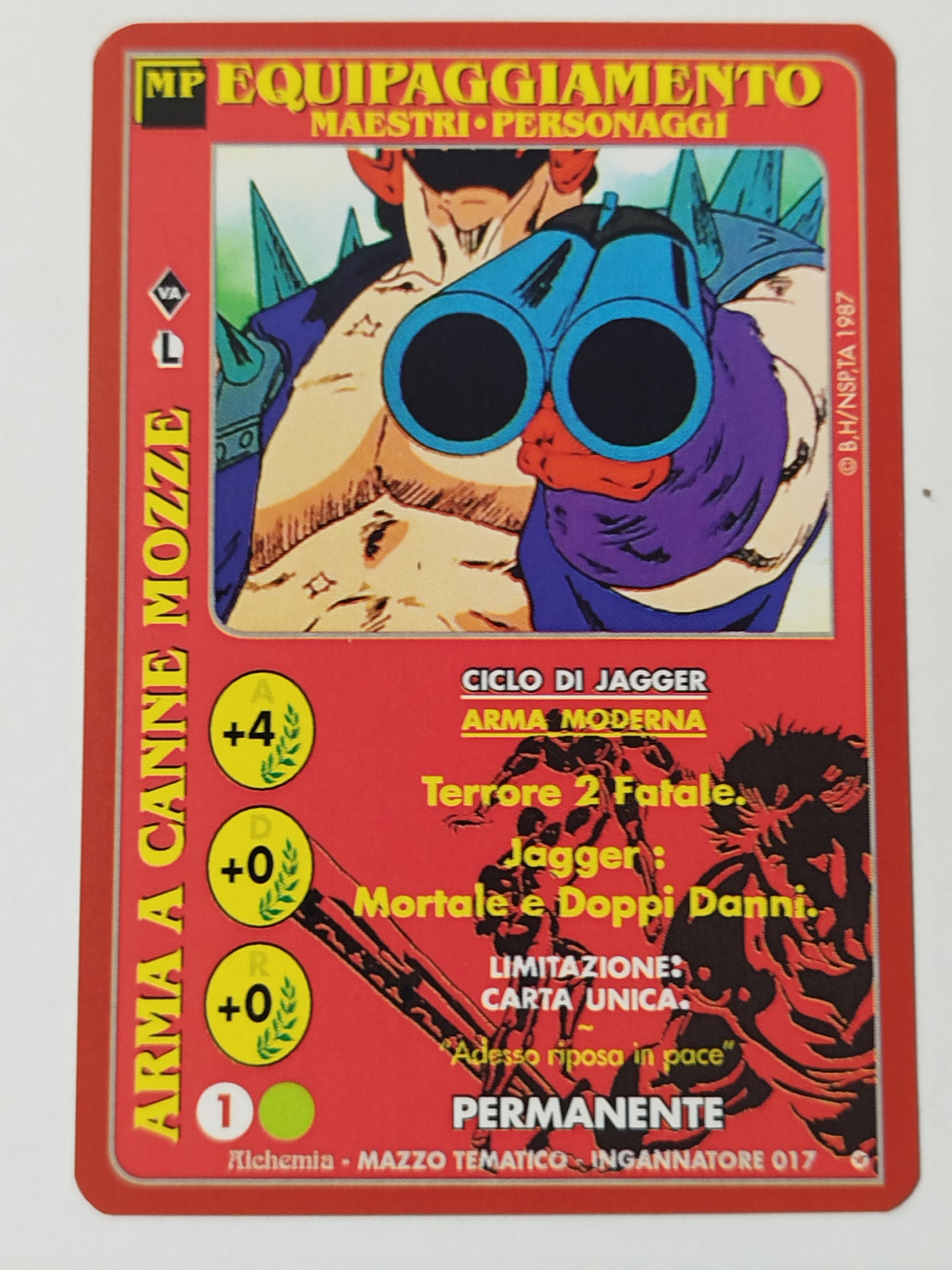 Carte Ken il guerriero Mazzo Jagger Serie Ingannatore  Alchemia gioco TCG