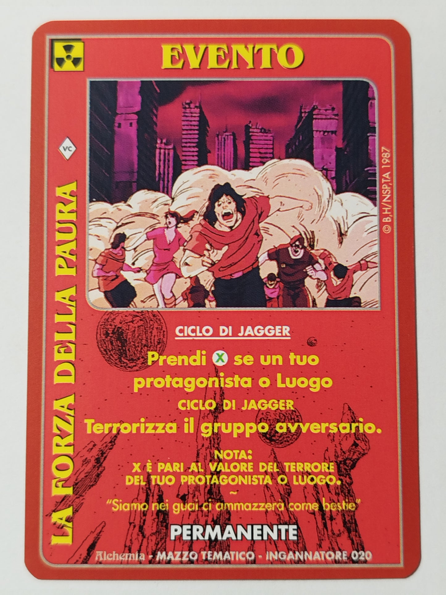 Carte Ken il guerriero Mazzo Jagger Serie Ingannatore  Alchemia gioco TCG