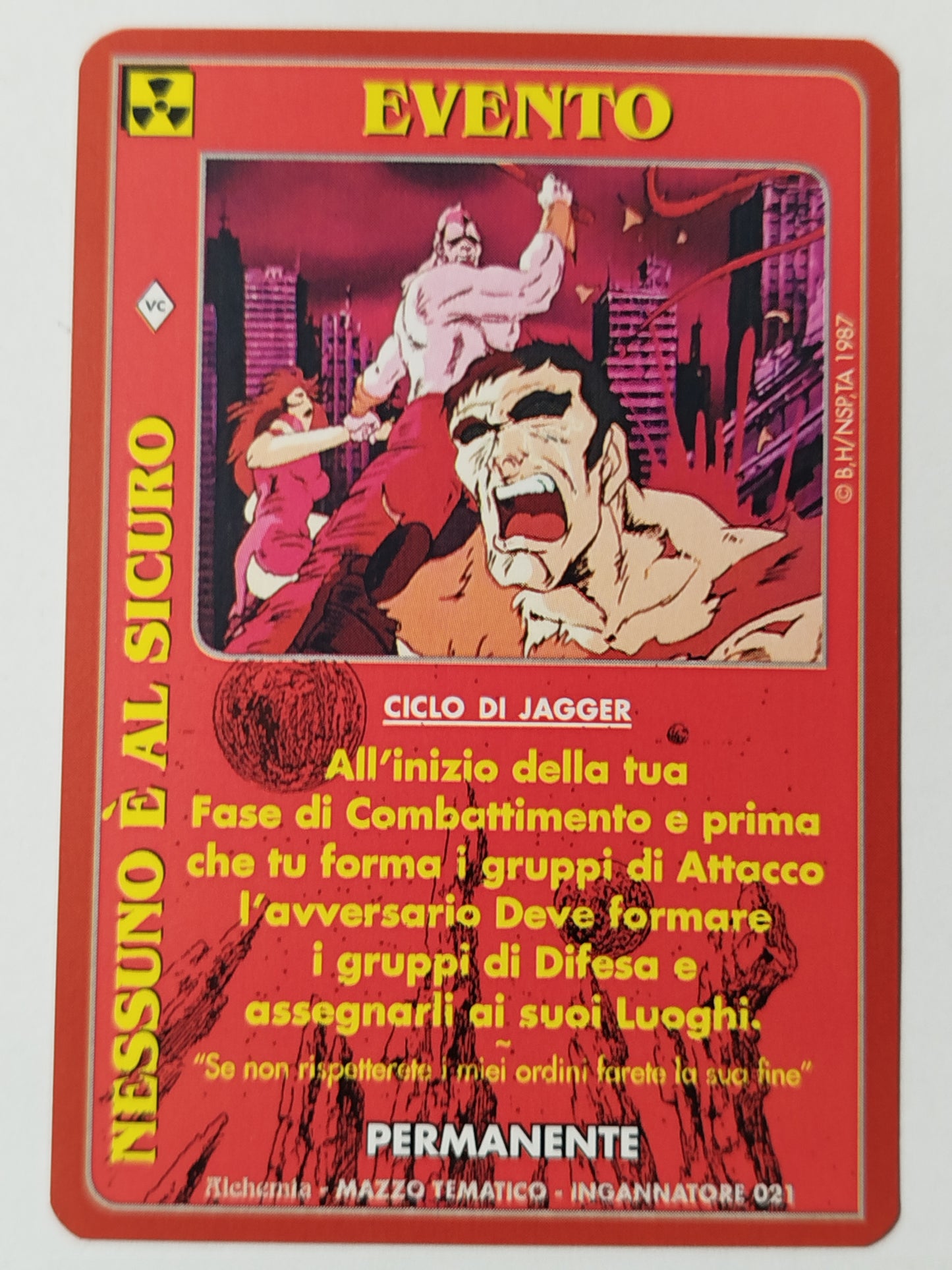 Carte Ken il guerriero Mazzo Jagger Serie Ingannatore  Alchemia gioco TCG