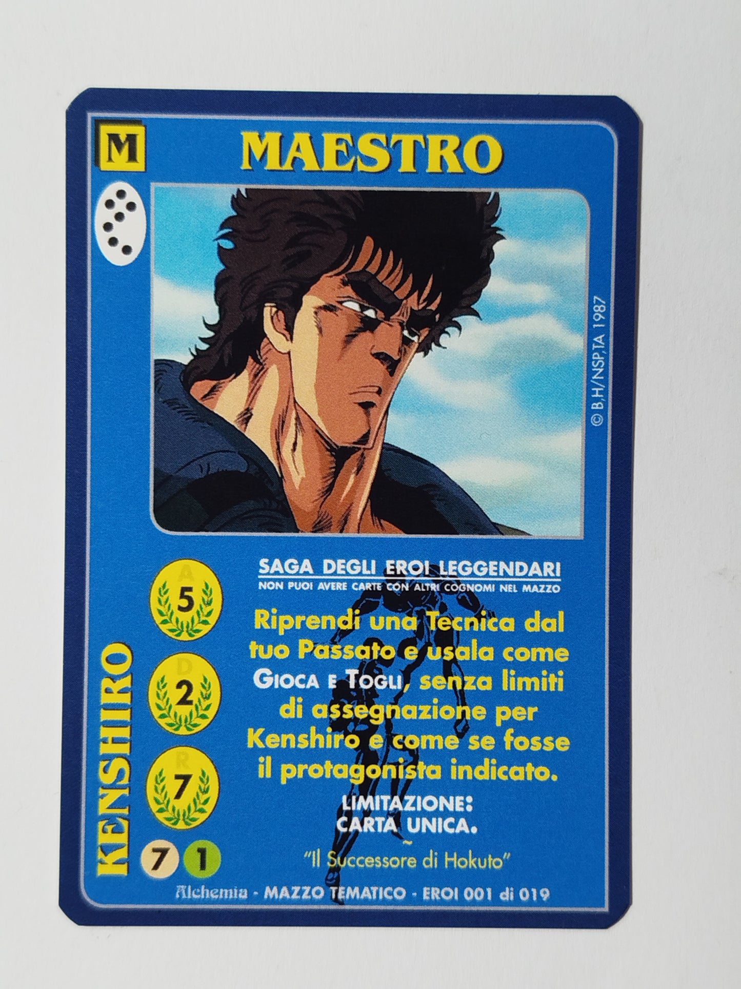 Carte Ken il guerriero Mazzo Eroi Leggendari Eroi 001/019 Alchemia gioco TCG