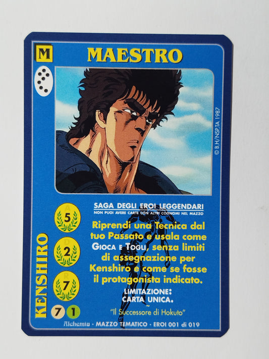 Carte Ken il guerriero Mazzo Eroi Leggendari Eroi 001/019 Alchemia gioco TCG