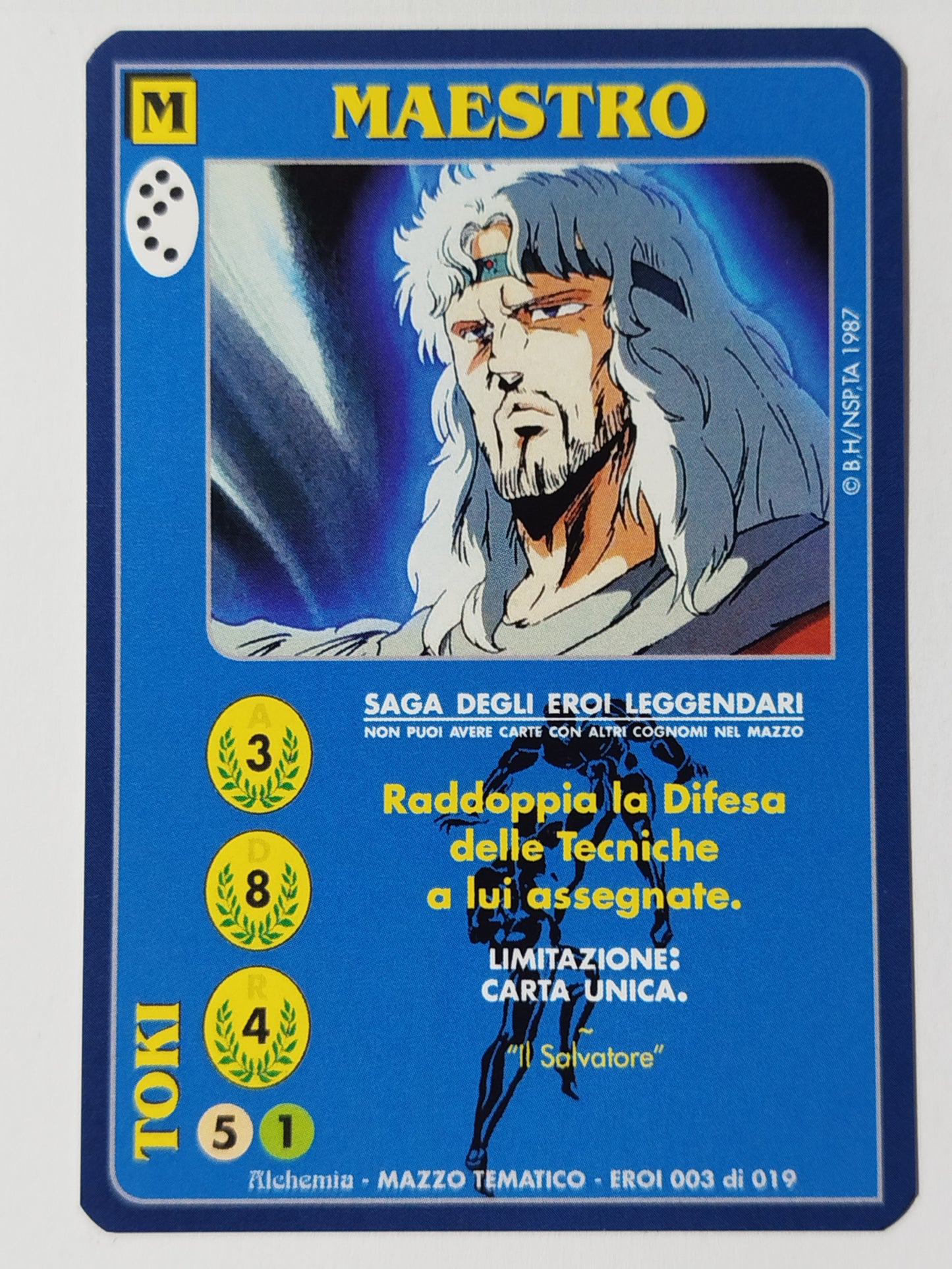 Carte Ken il guerriero Mazzo Eroi Leggendari Eroi 001/019 Alchemia gioco TCG