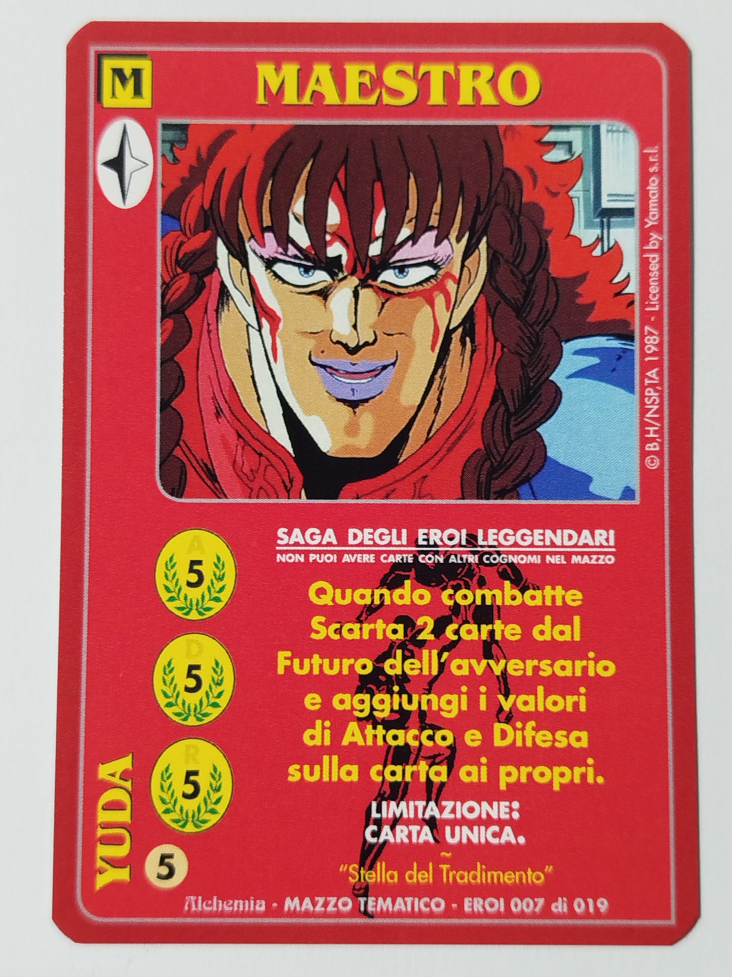 Carte Ken il guerriero Mazzo Eroi Leggendari Eroi 001/019 Alchemia gioco TCG