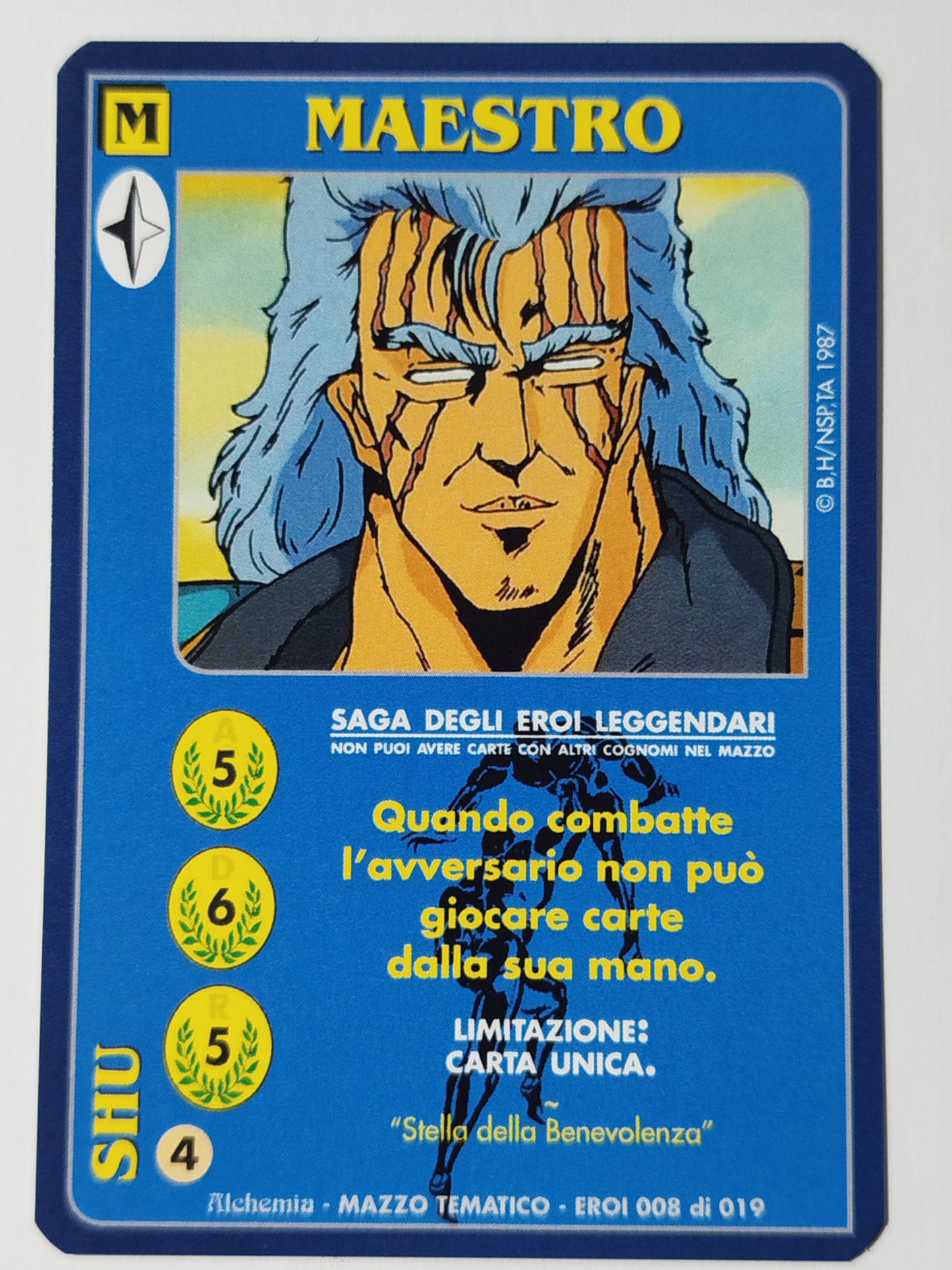 Carte Ken il guerriero Mazzo Eroi Leggendari Eroi 001/019 Alchemia gioco TCG