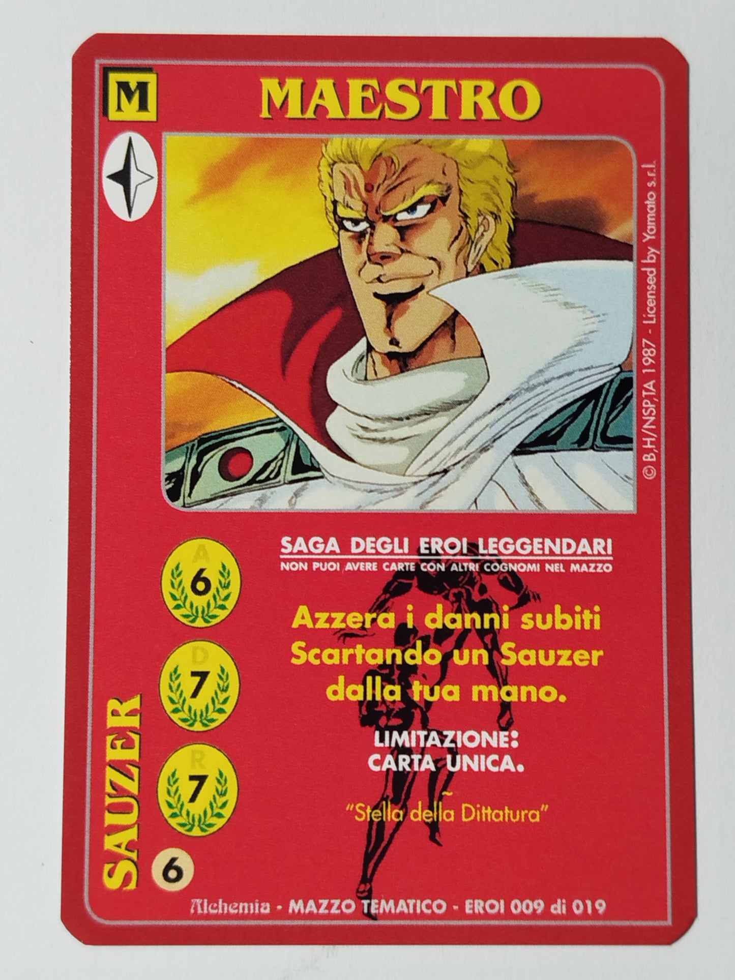 Carte Ken il guerriero Mazzo Eroi Leggendari Eroi 001/019 Alchemia gioco TCG