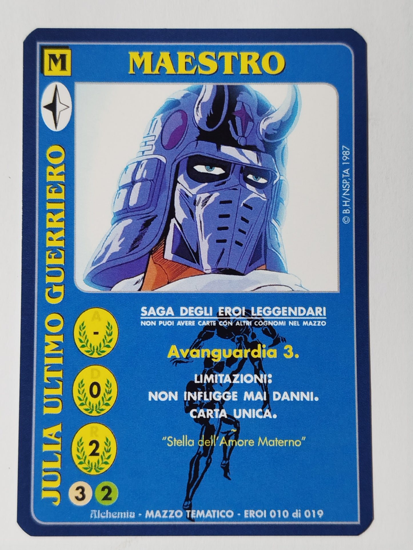 Carte Ken il guerriero Mazzo Eroi Leggendari Eroi 001/019 Alchemia gioco TCG