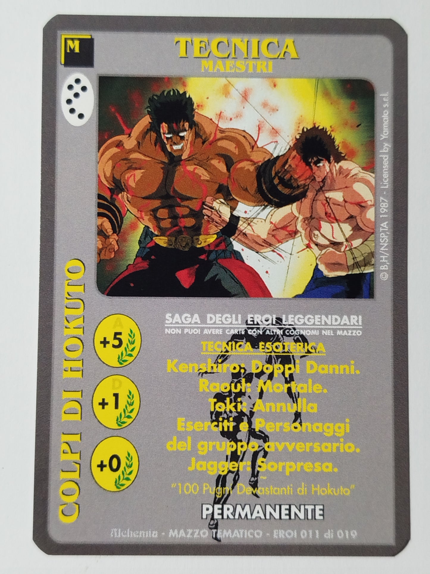 Carte Ken il guerriero Mazzo Eroi Leggendari Eroi 001/019 Alchemia gioco TCG