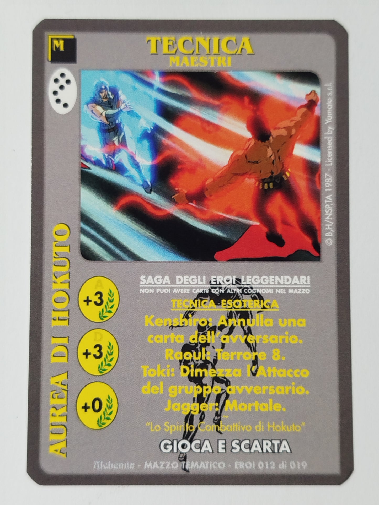Carte Ken il guerriero Mazzo Eroi Leggendari Eroi 001/019 Alchemia gioco TCG