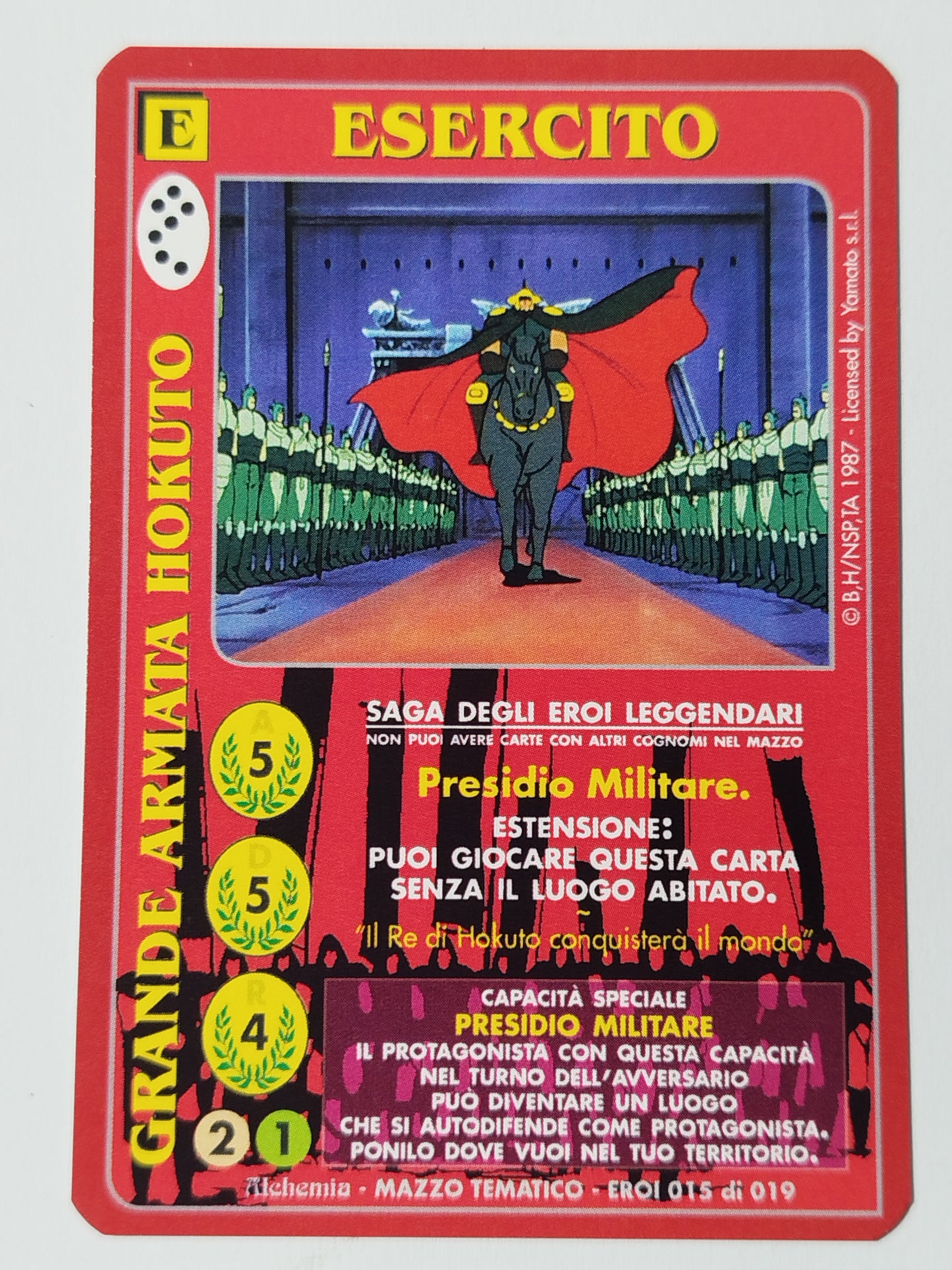 Carte Ken il guerriero Mazzo Eroi Leggendari Eroi 001/019 Alchemia gioco TCG