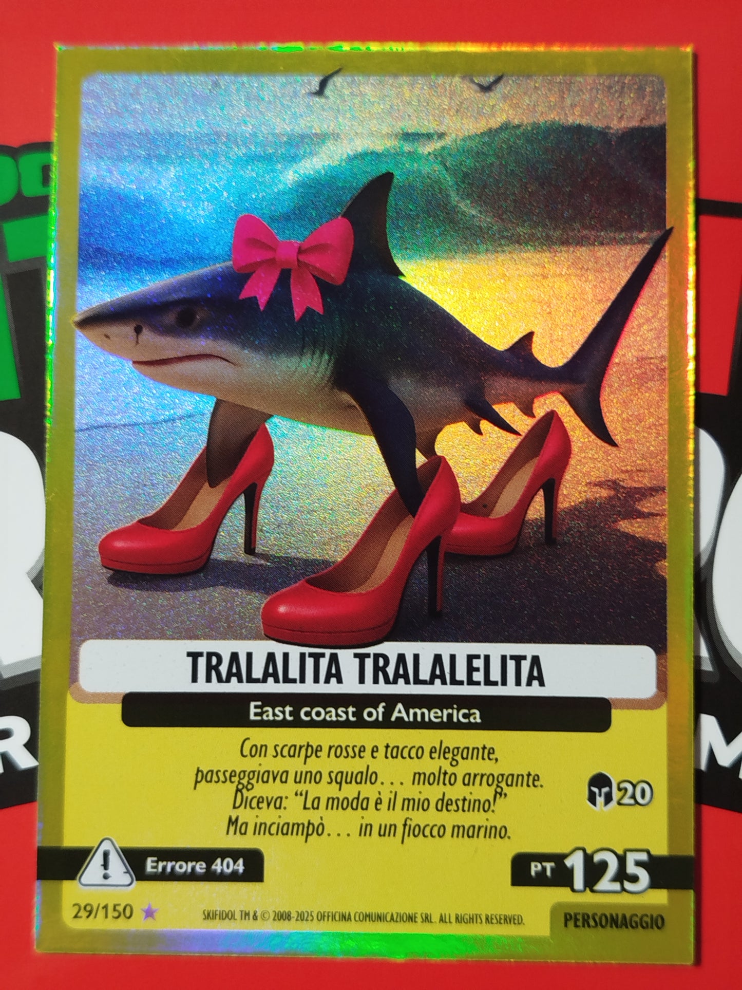 Skifidol Italian Brainrot Carte Mancolista 1/150 Serie "Universo Psichedelico" Scegli la tua carta