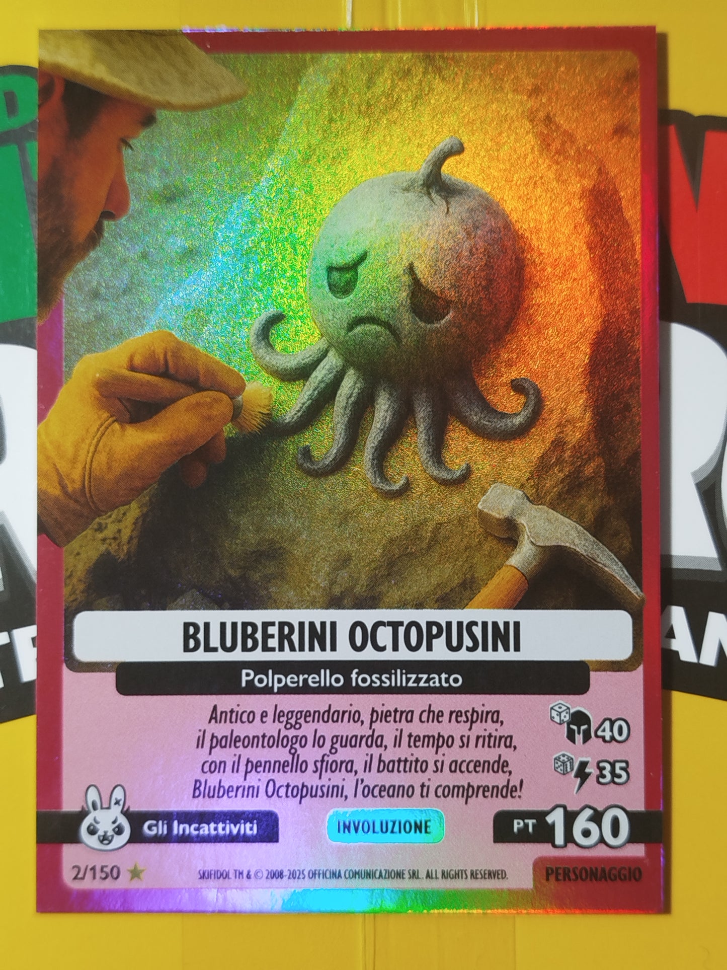 Skifidol Italian Brainrot Carte Mancolista 1/150 Serie "Allucinazione Cosmica" Scegli la tua carta