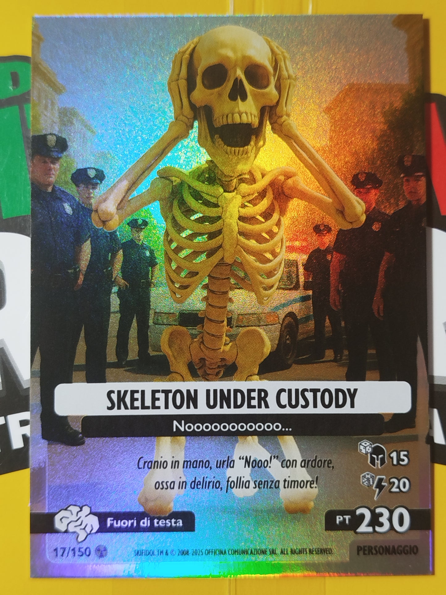 Skifidol Italian Brainrot Carte Mancolista 1/150 Serie "Allucinazione Cosmica" Scegli la tua carta